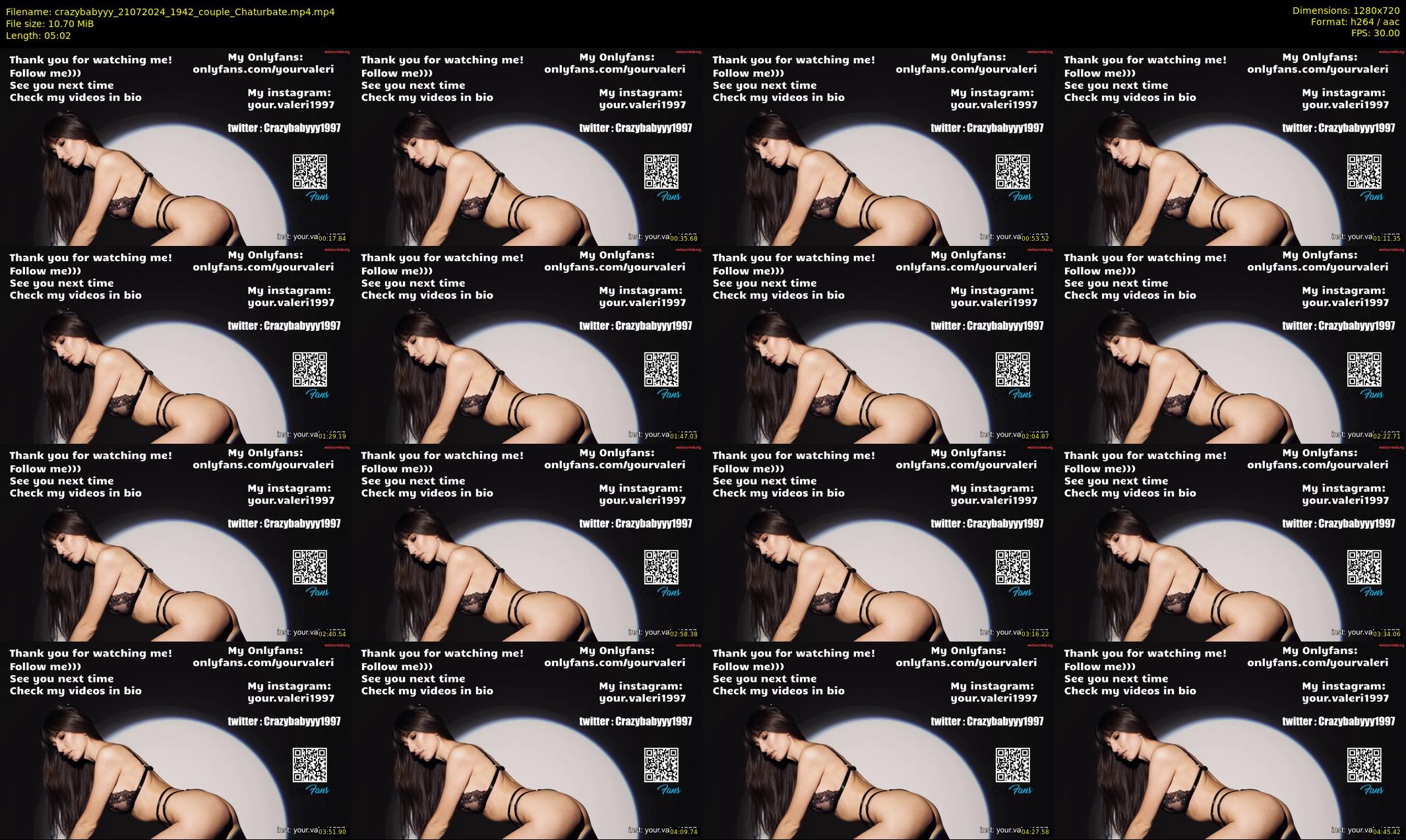 crazybabyyy — 6 minute Chaturbate couple cam show recording, 720p, Jul 21, 2024