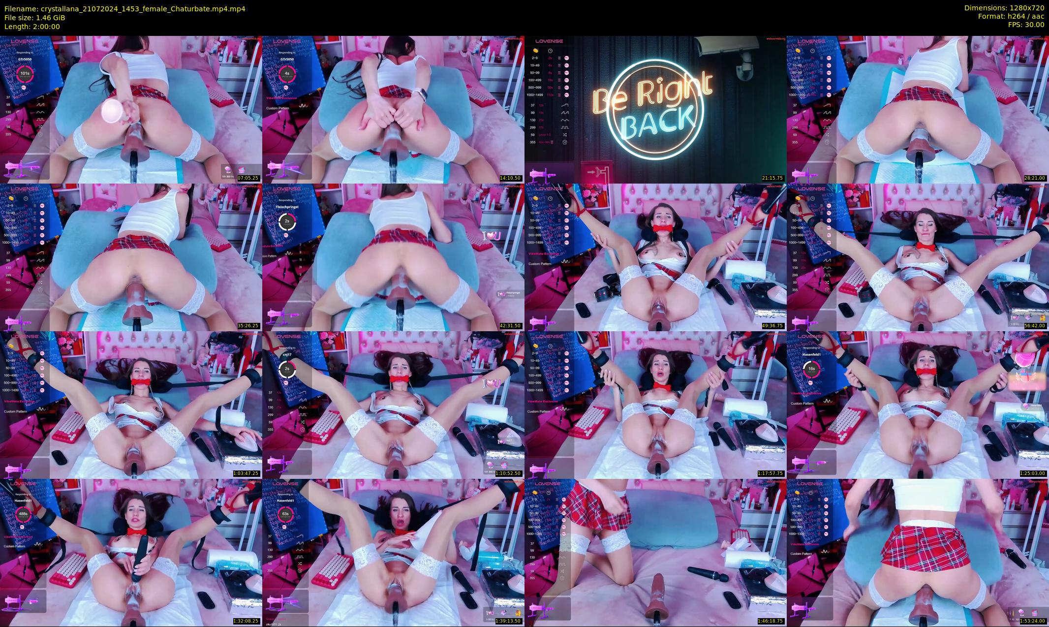 crystallana — 120 minute Chaturbate female cam show recording, 720p, Jul 21, 2024