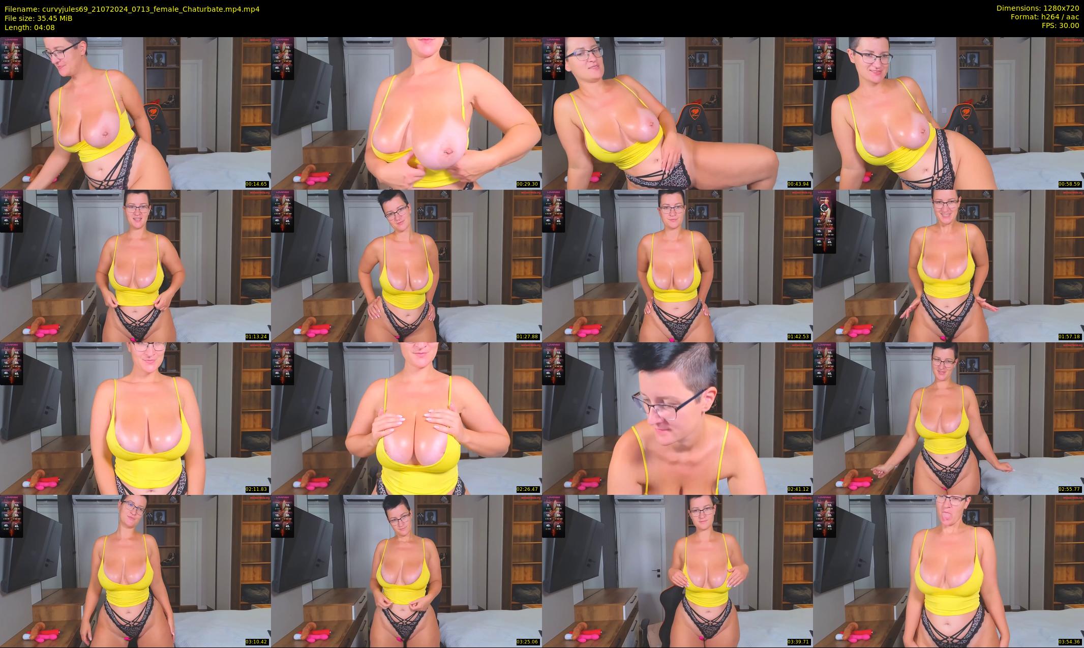 curvyjules69 — 5 minute Chaturbate female cam show recording, 720p, Jul 21, 2024