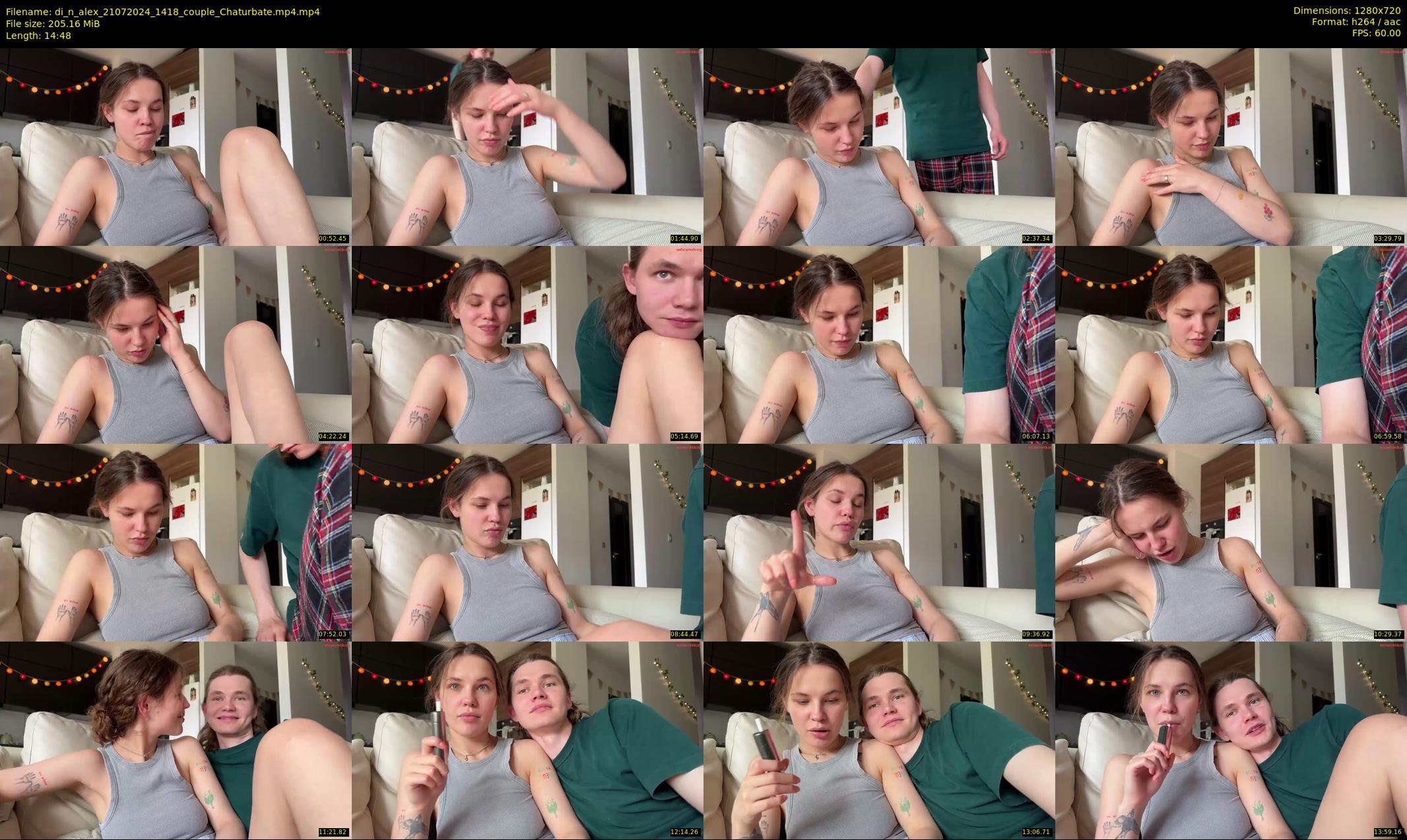 di_n_alex — 15 minute Chaturbate couple cam show recording, 720p, Jul 21, 2024