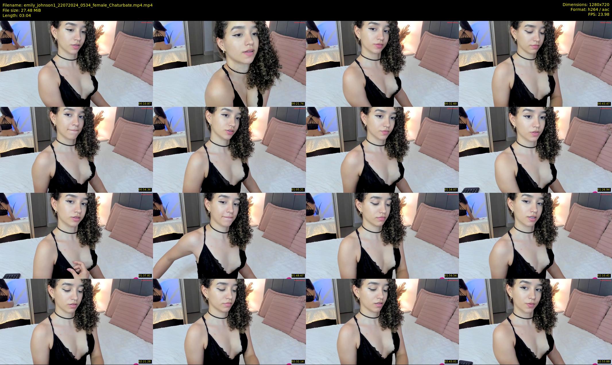 emily_johnson1 — 4 minute Chaturbate female cam show recording, 720p, Jul 22, 2024