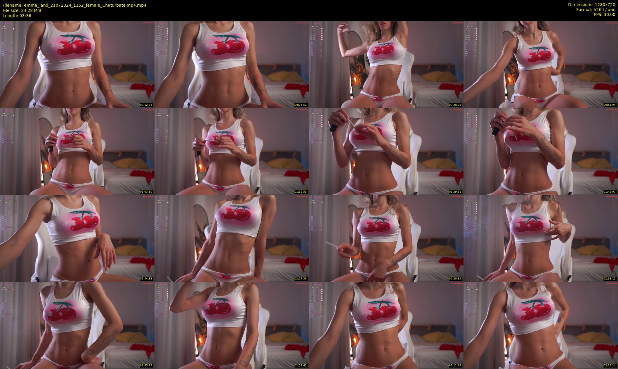 emma_land — 4 minute Chaturbate female cam show recording, 720p, Jul 21, 2024