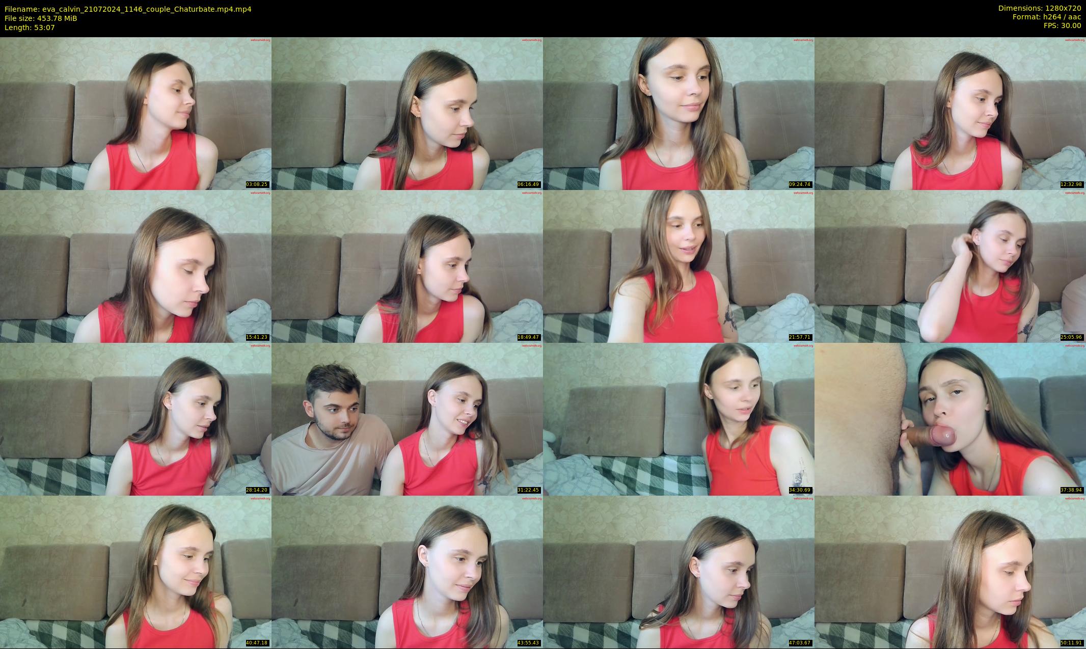 eva_calvin — 54 minute Chaturbate couple cam show recording, 720p, Jul 21, 2024