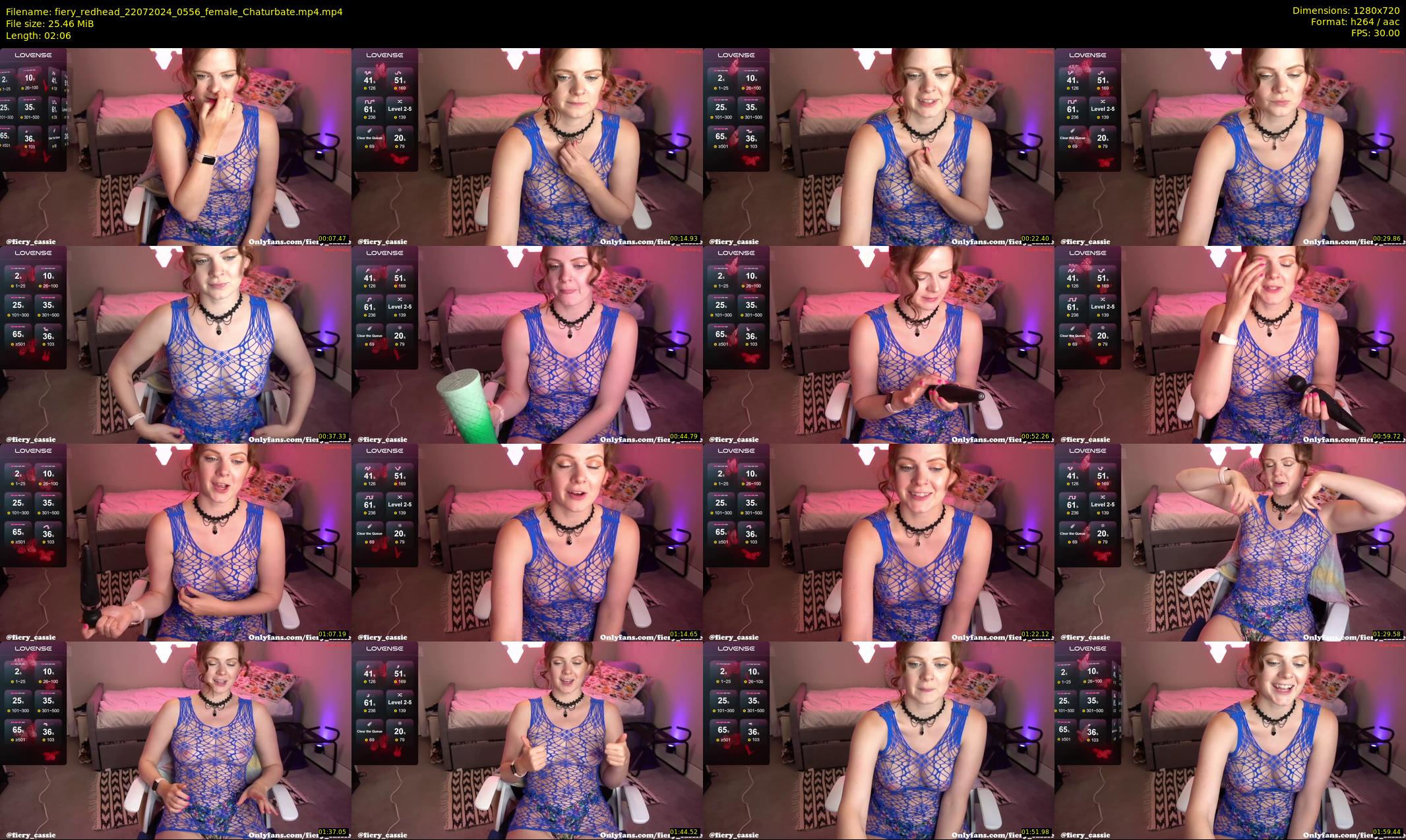 fiery_redhead — 3 minute Chaturbate female cam show recording, 720p, Jul 22, 2024