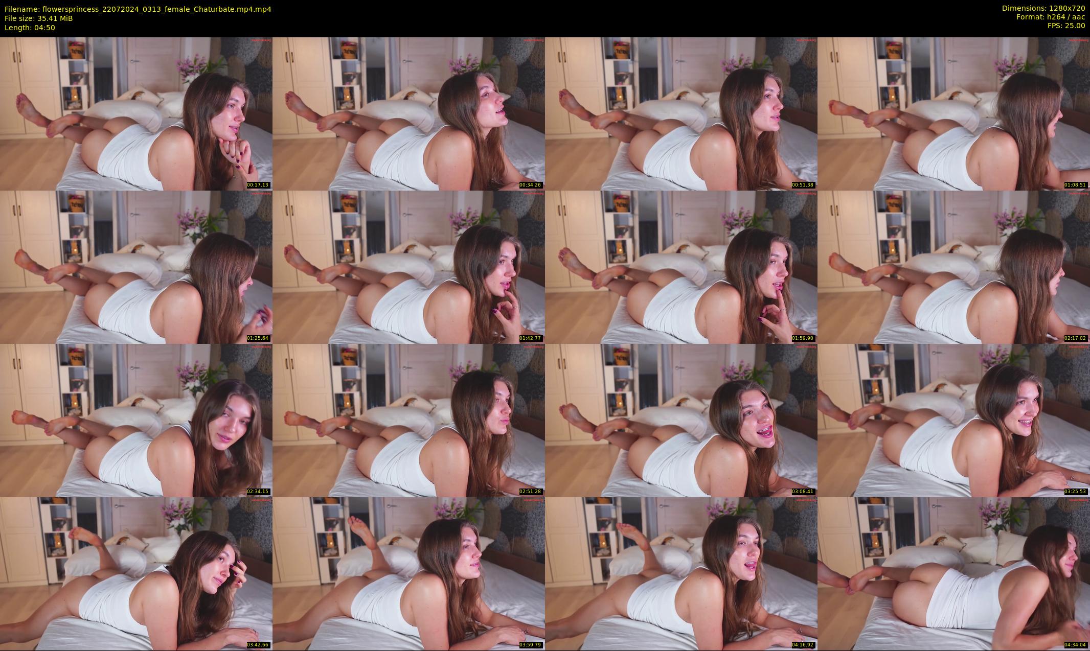 flowersprincess — 5 minute Chaturbate female cam show recording, 720p, Jul 22, 2024