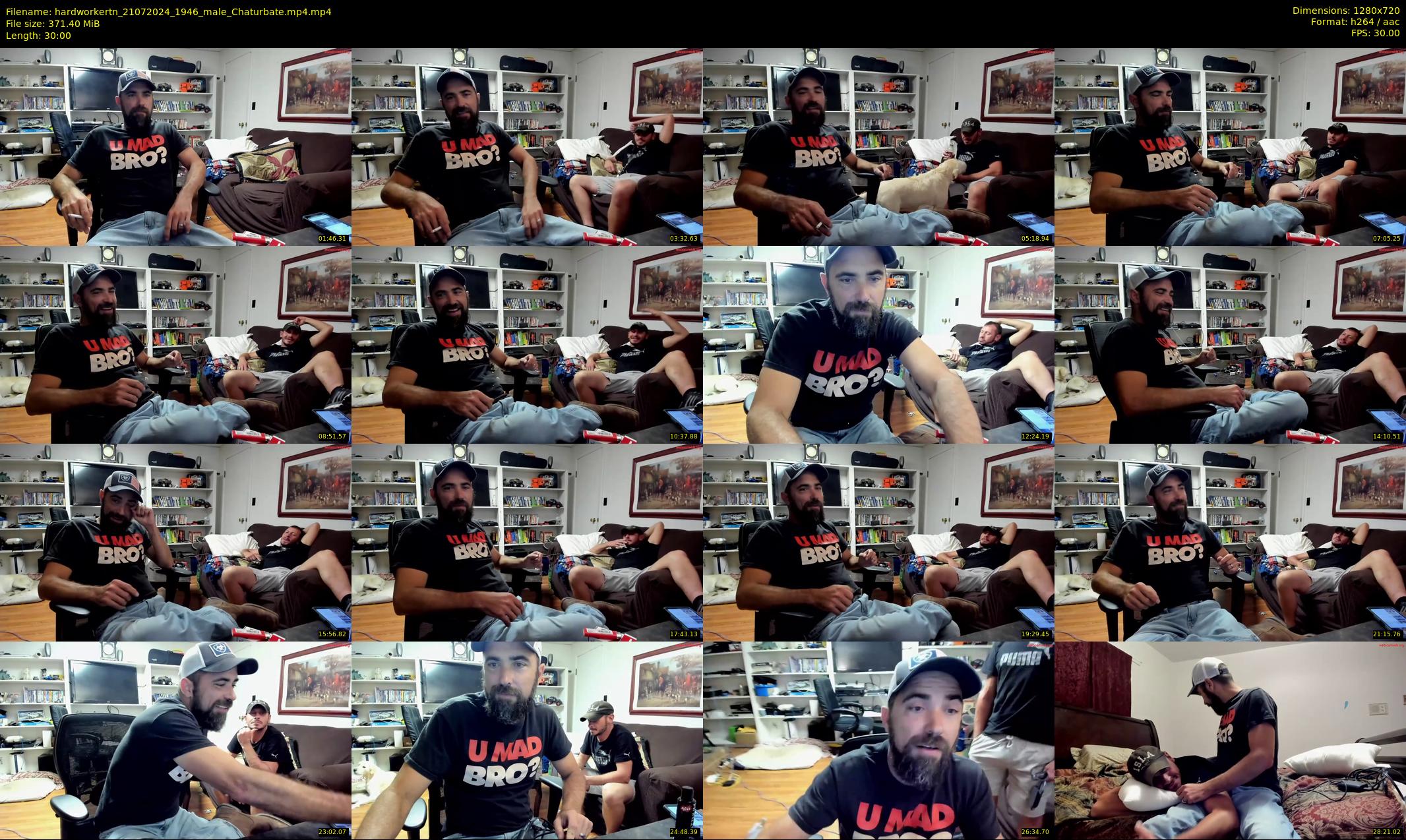 hardworkertn — 30 minute Chaturbate male cam show recording, 720p, Jul 21, 2024