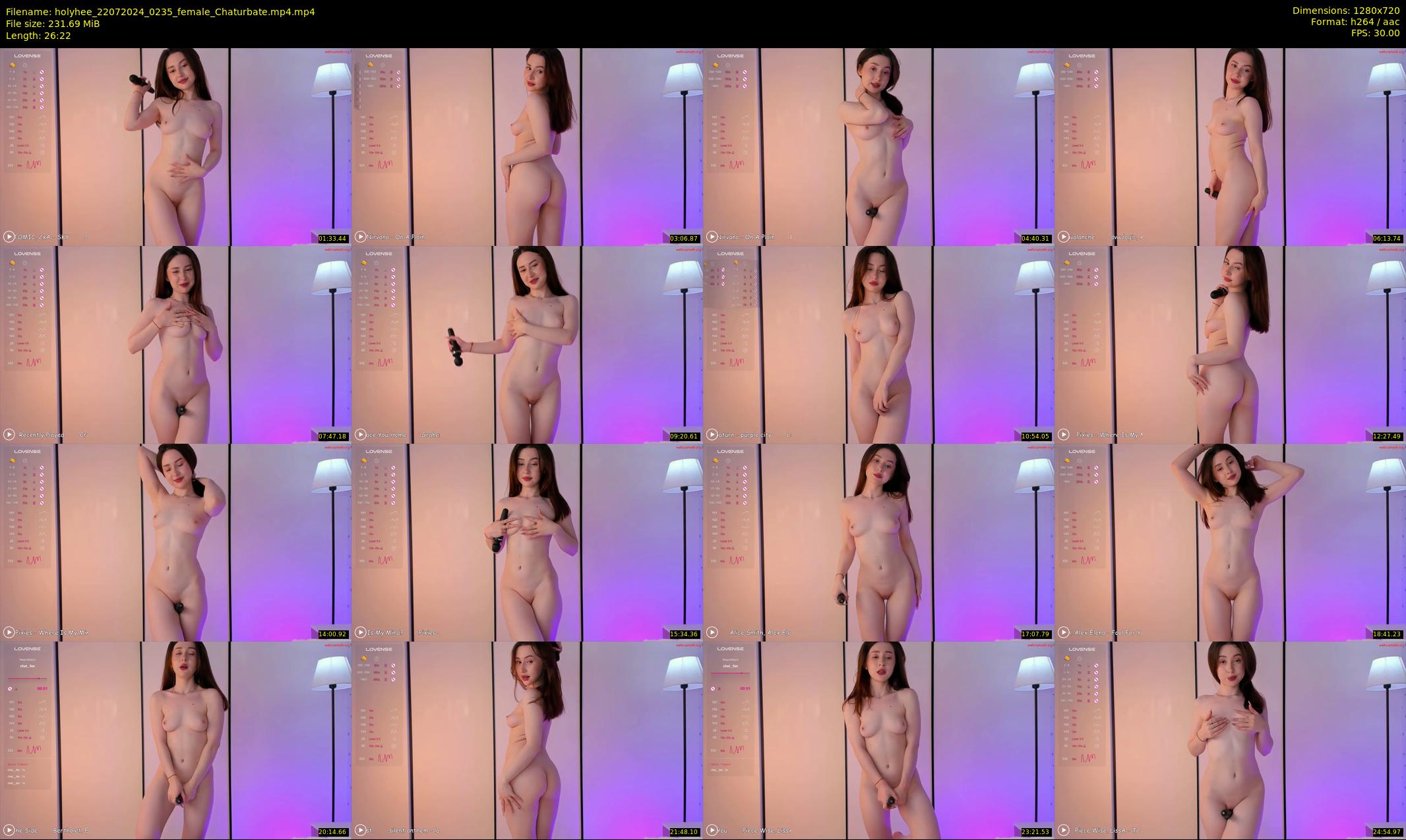 holyhee — 27 minute Chaturbate female cam show recording, 720p, Jul 22, 2024