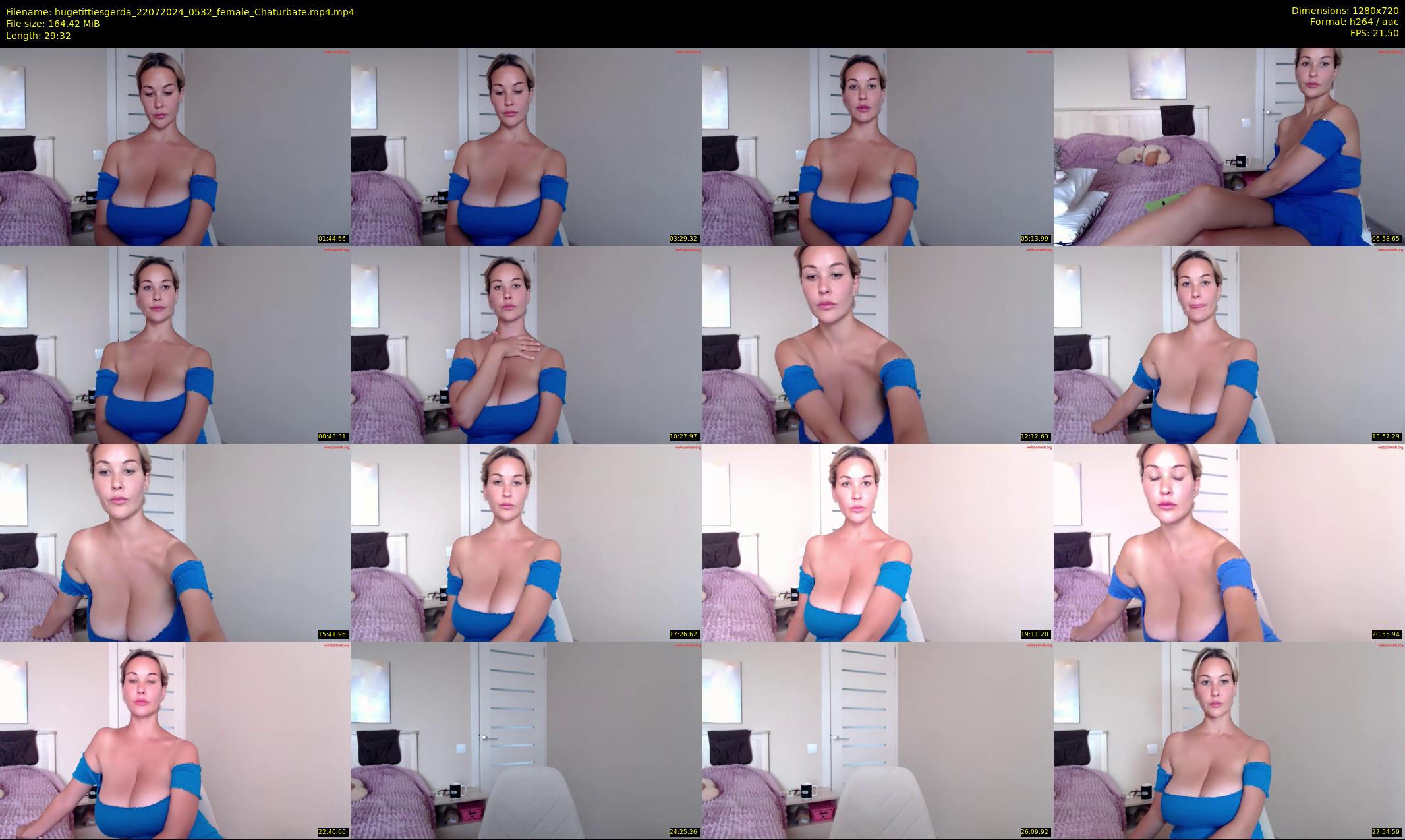 hugetittiesgerda — 30 minute Chaturbate female cam show recording, 720p, Jul 22, 2024