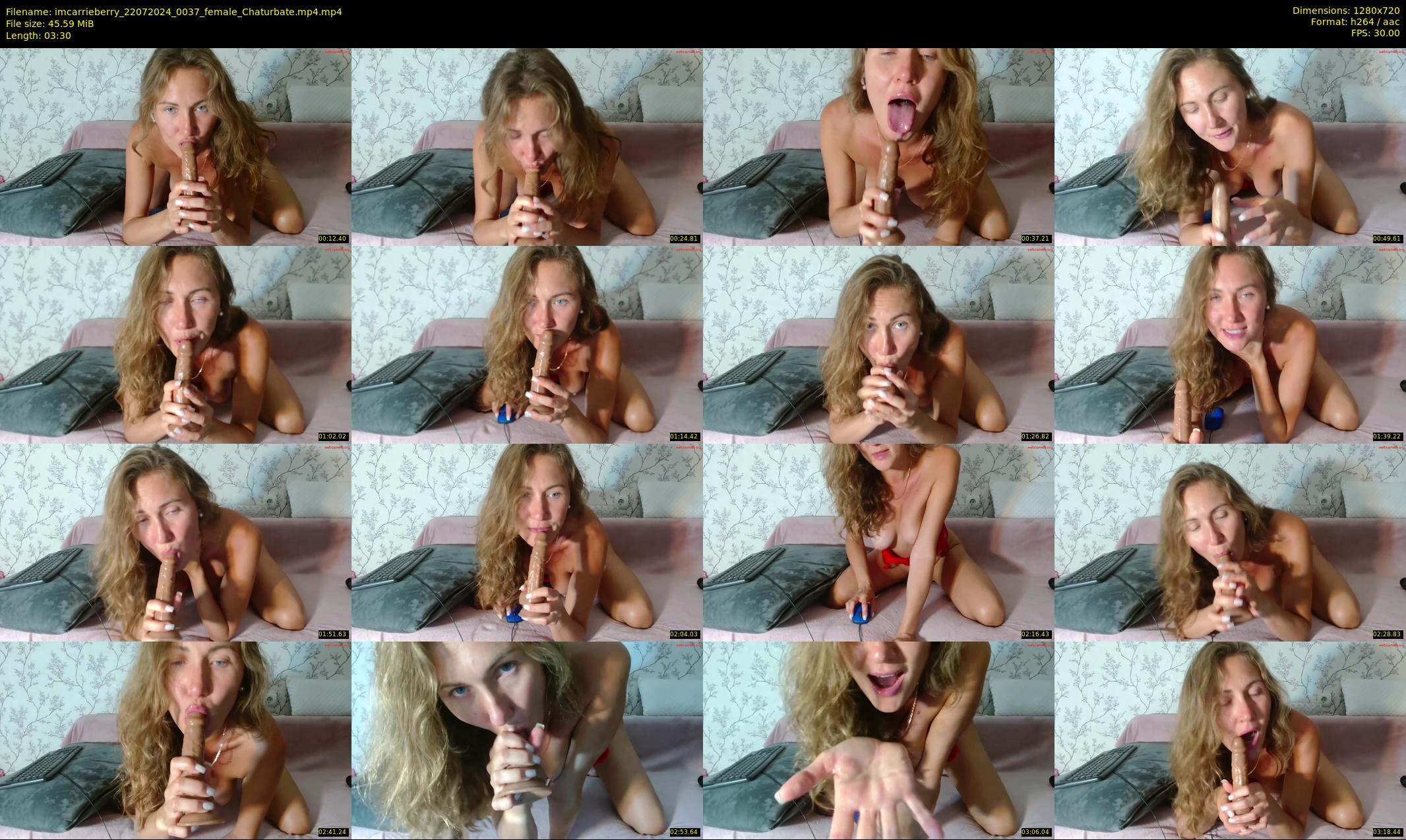 imcarrieberry — 4 minute Chaturbate female cam show recording, 720p, Jul 22, 2024
