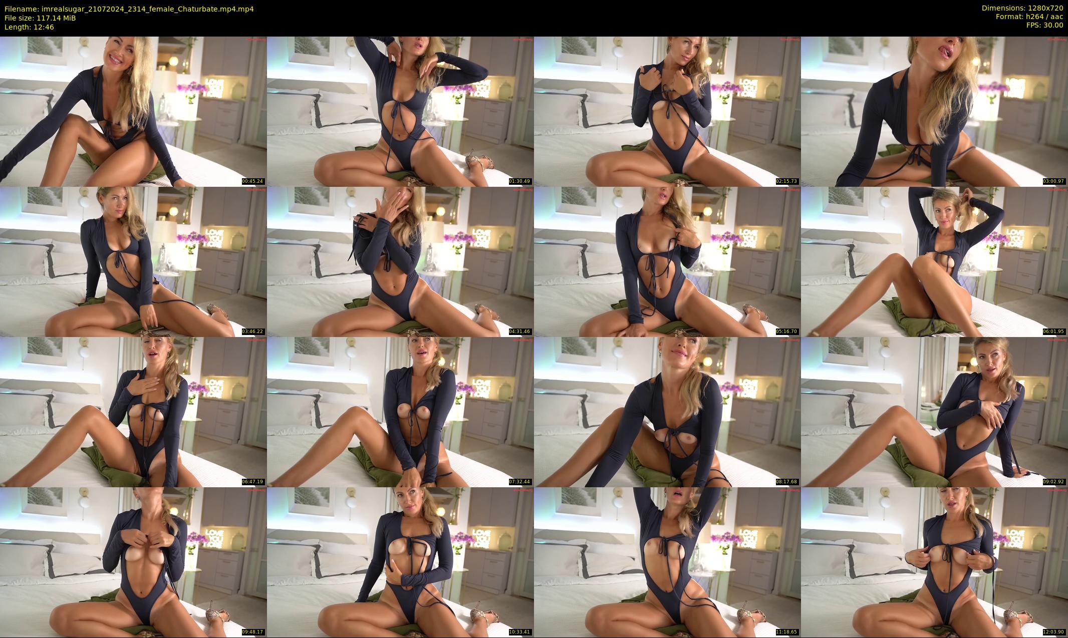 imrealsugar — 13 minute Chaturbate female cam show recording, 720p, Jul 21, 2024