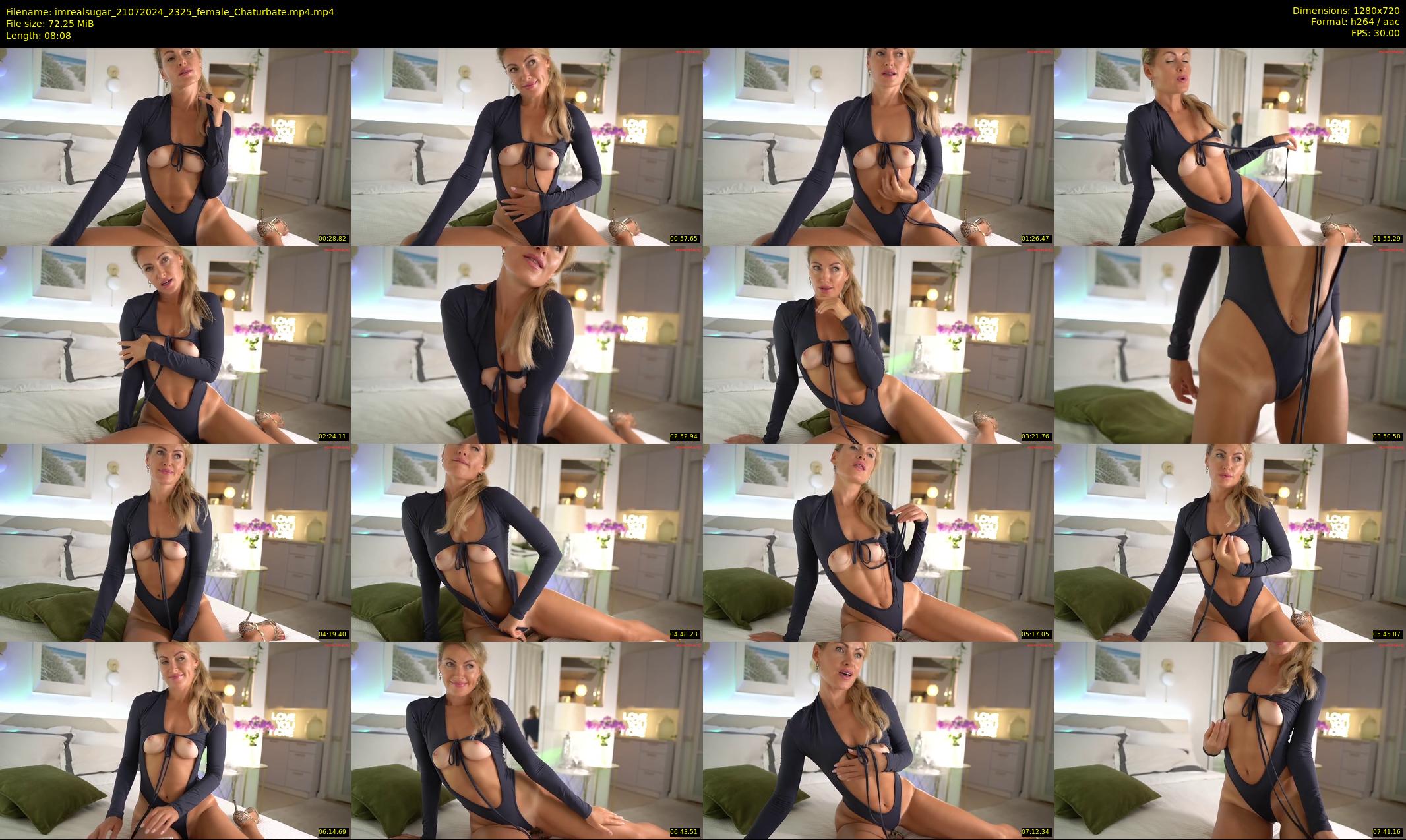 imrealsugar — 9 minute Chaturbate female cam show recording, 720p, Jul 21, 2024