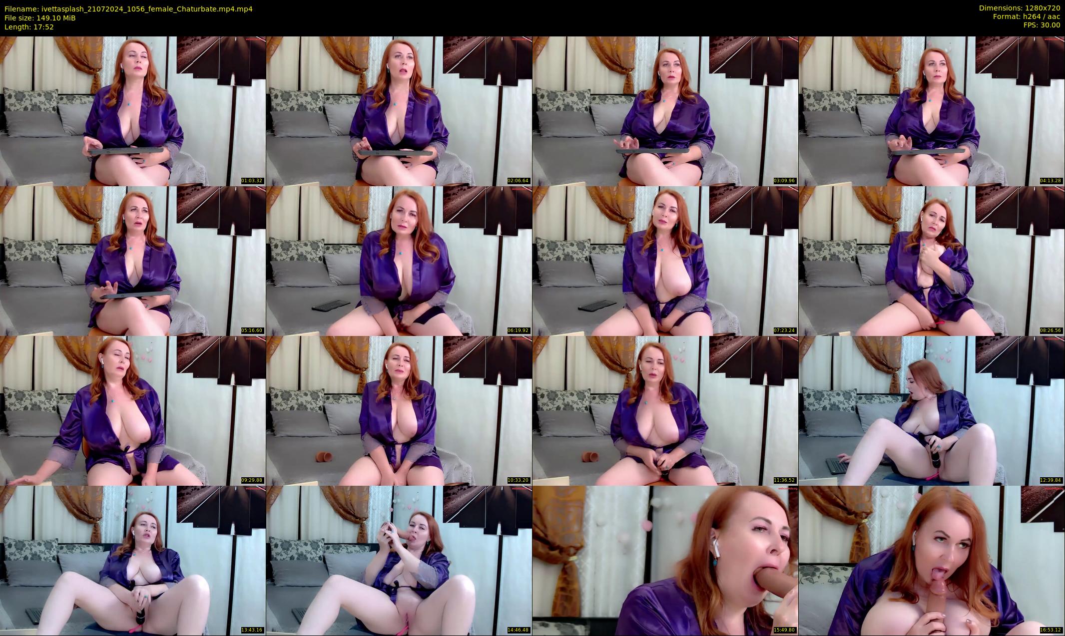 ivettasplash — 18 minute Chaturbate female cam show recording, 720p, Jul 21, 2024