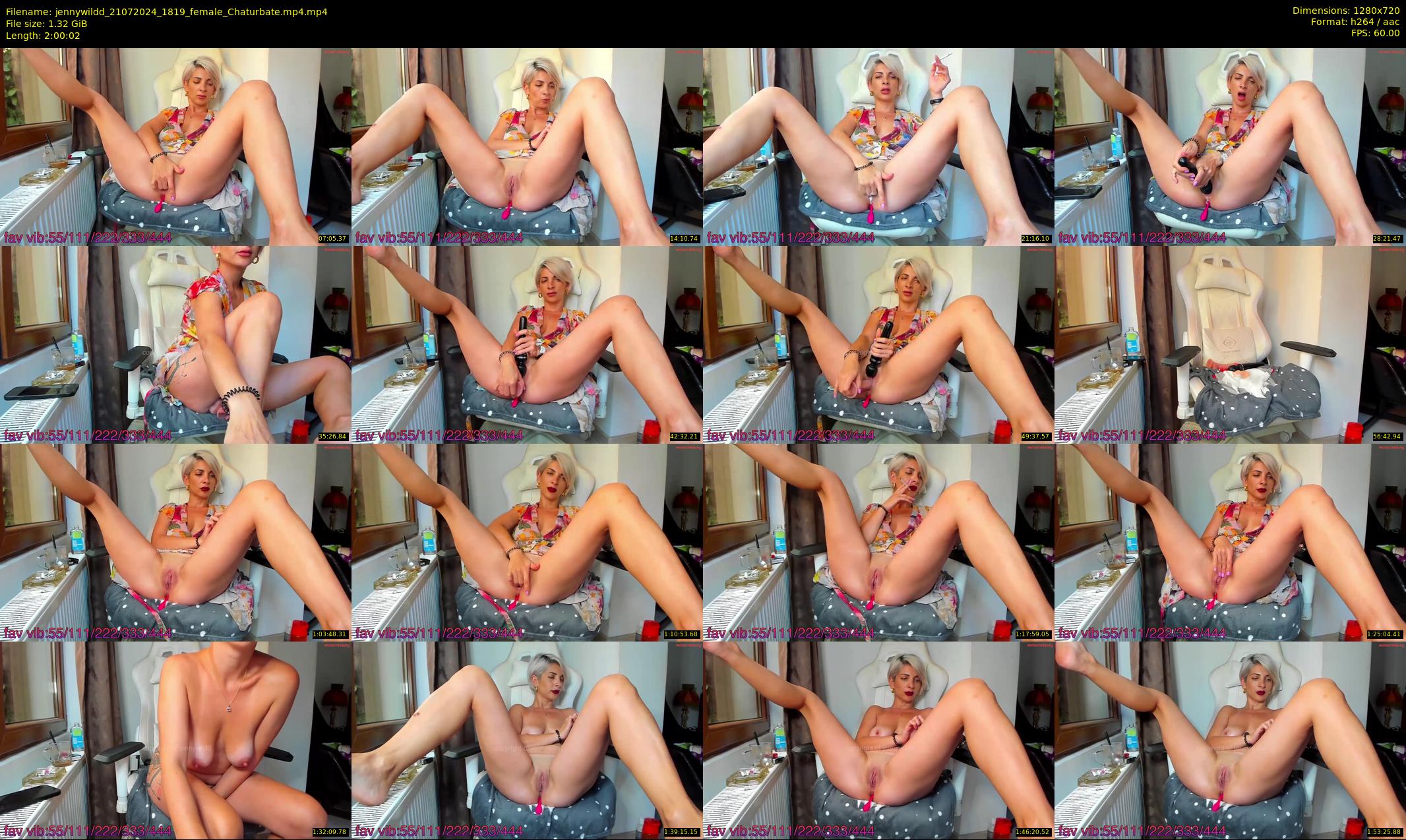 jennywildd — 121 minute Chaturbate female cam show recording, 720p, Jul 21, 2024