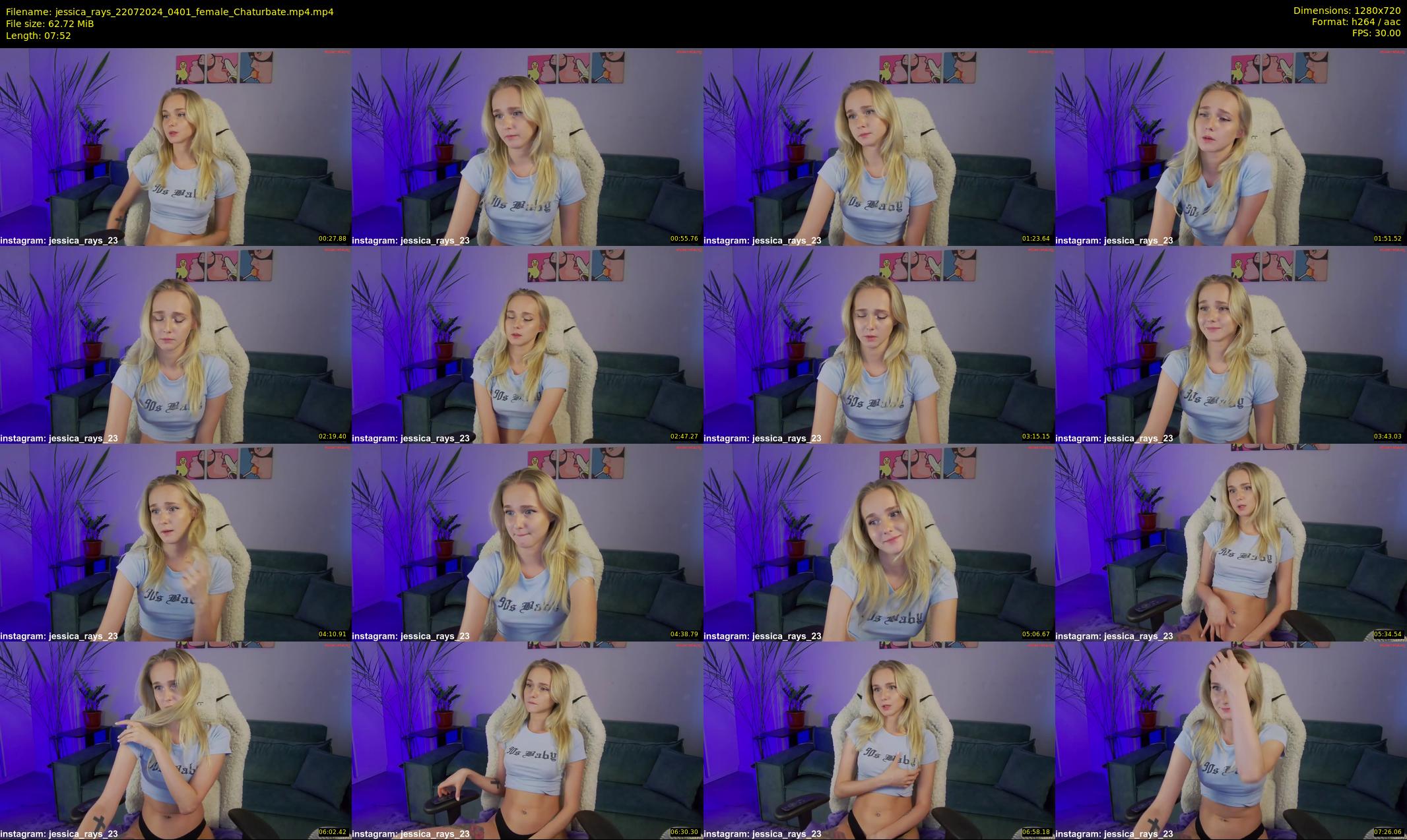 jessica_rays — 8 minute Chaturbate couple cam show recording, 720p, Jul 22, 2024