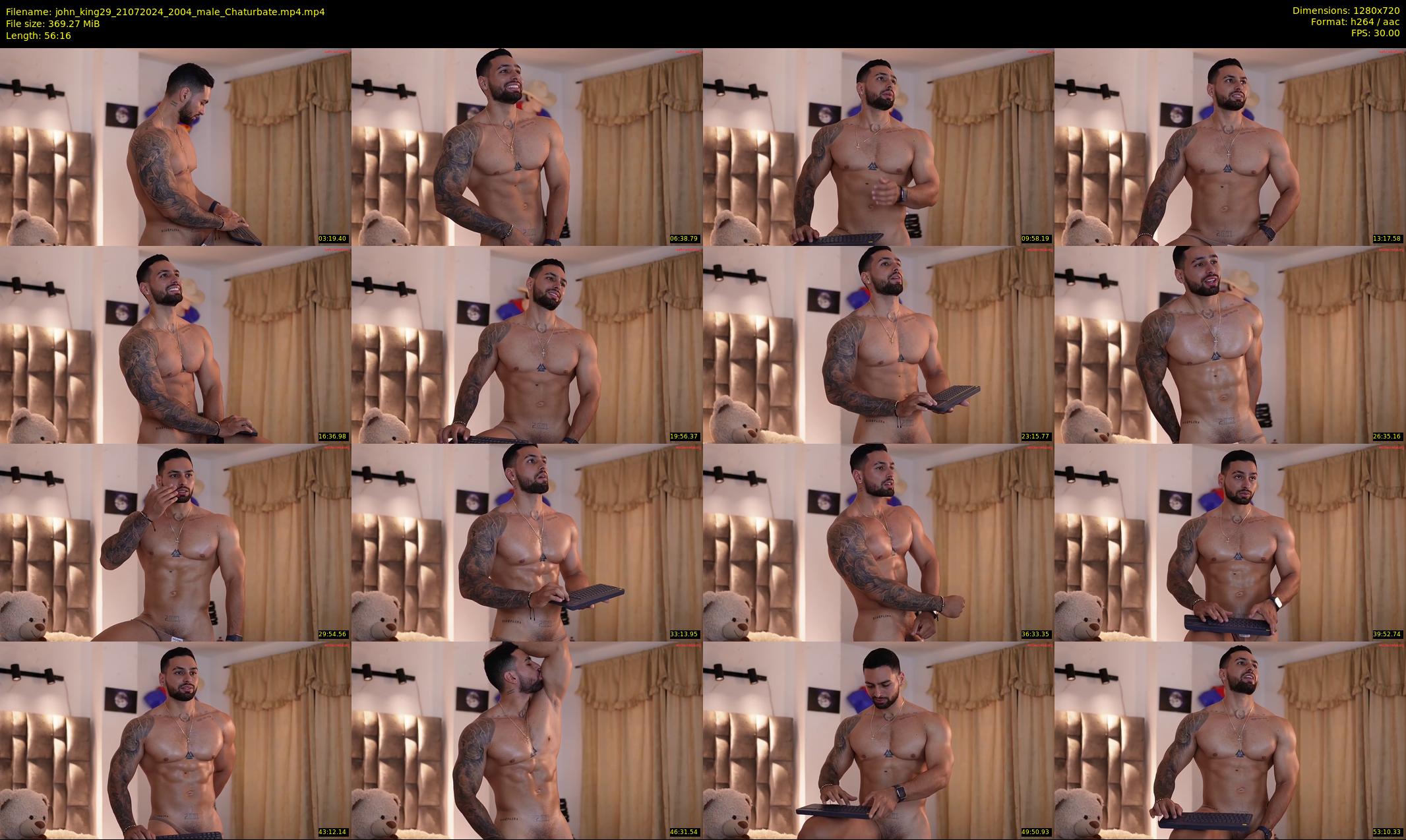 john_king29 — 57 minute Chaturbate male cam show recording, 720p, Jul 21, 2024