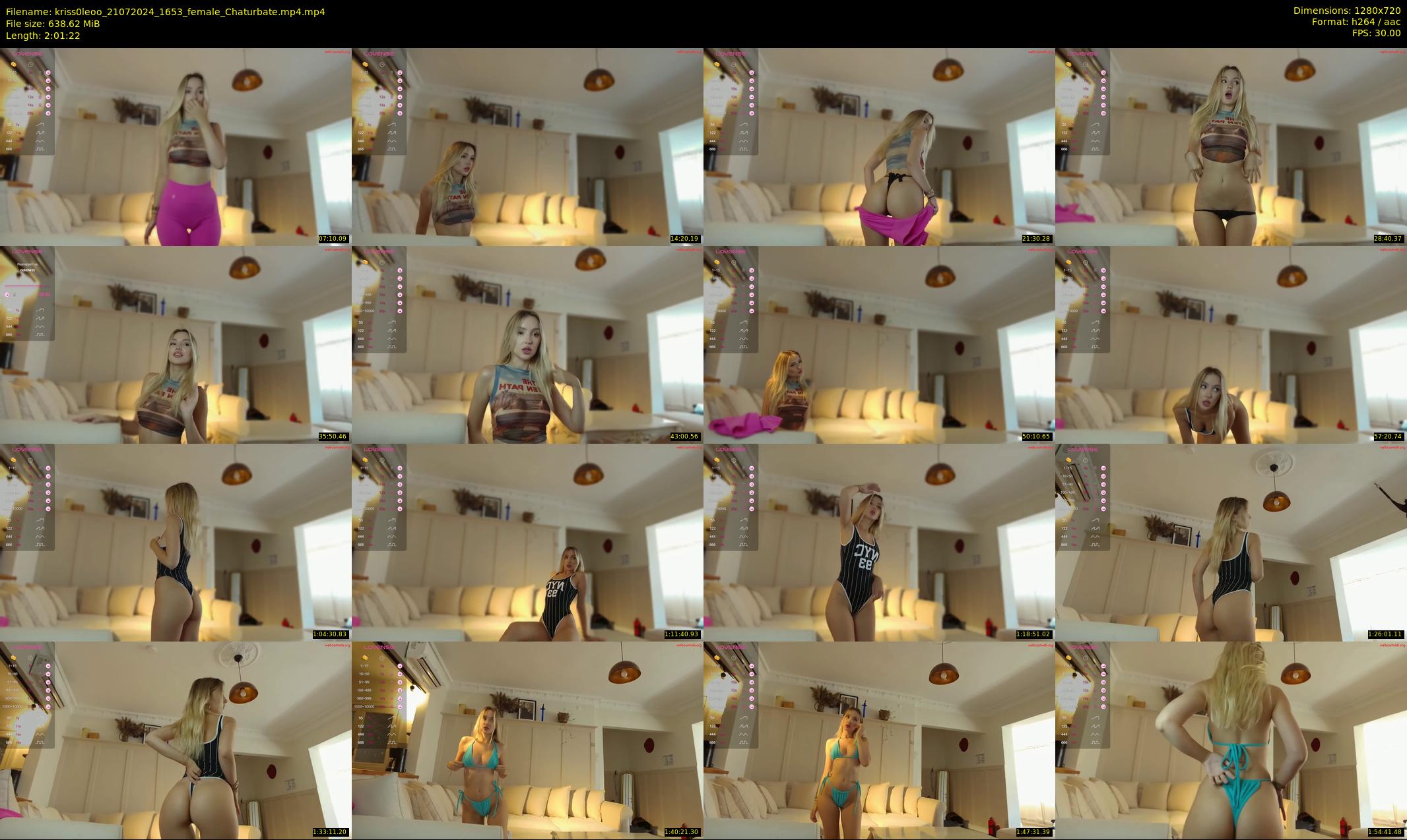 kriss0leoo — 122 minute Chaturbate couple cam show recording, 720p, Jul 21, 2024