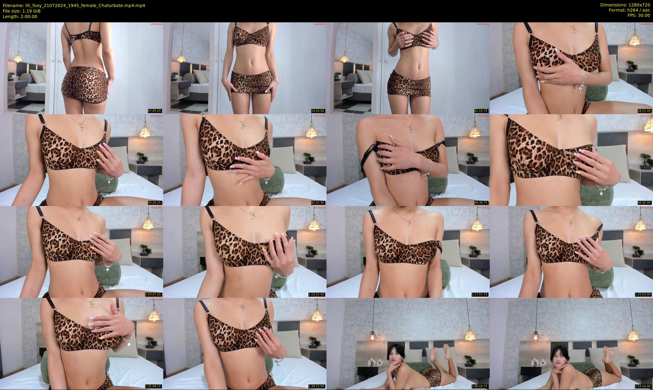 lili_foxy — 120 minute Chaturbate female cam show recording, 720p, Jul 21, 2024