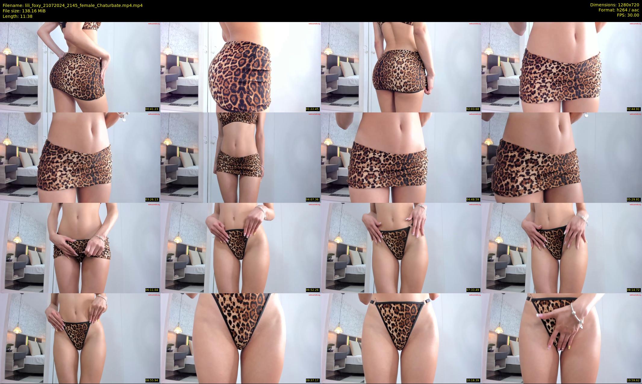 lili_foxy — 12 minute Chaturbate female cam show recording, 720p, Jul 21, 2024
