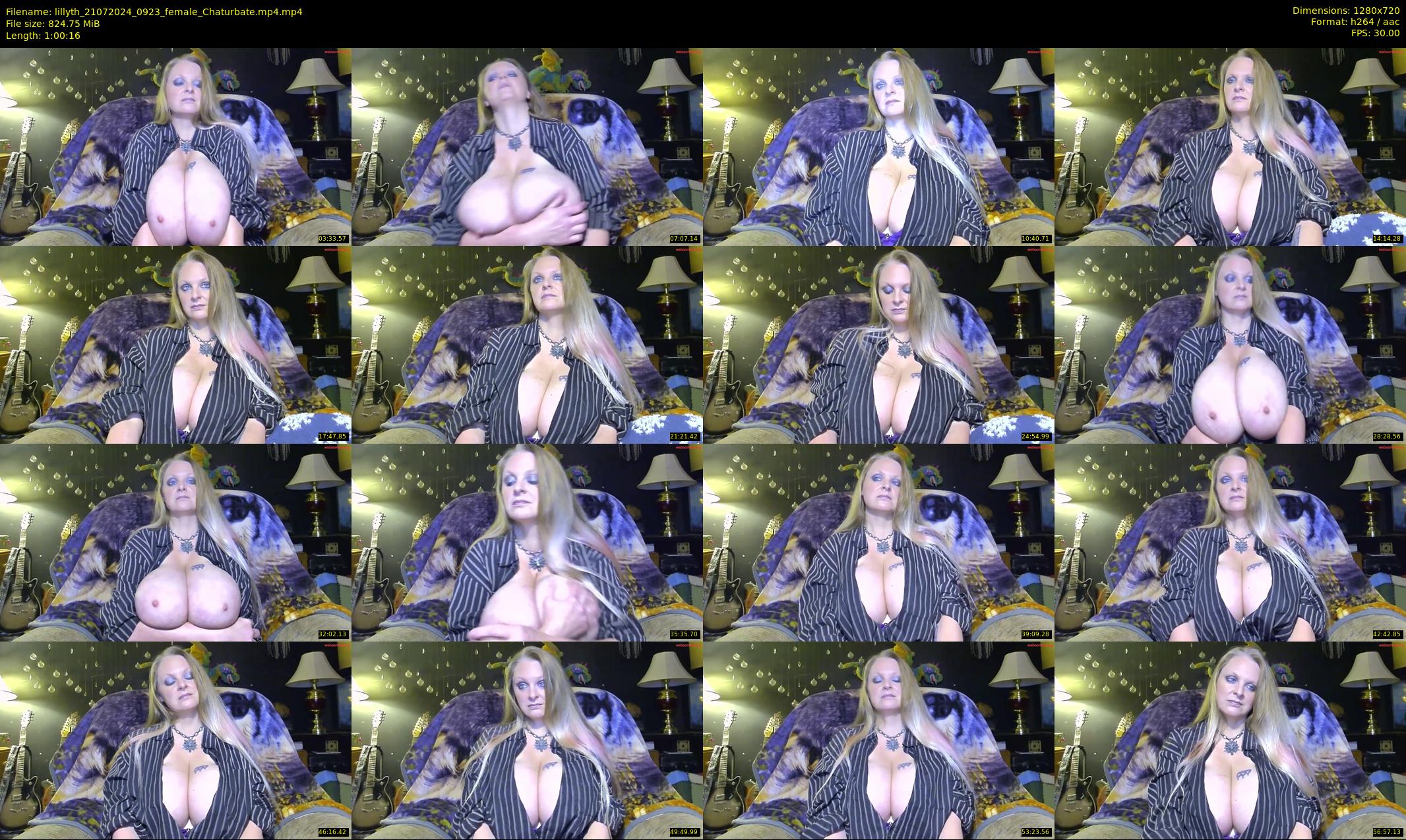 lillyth — 61 minute Chaturbate female cam show recording, 720p, Jul 21, 2024