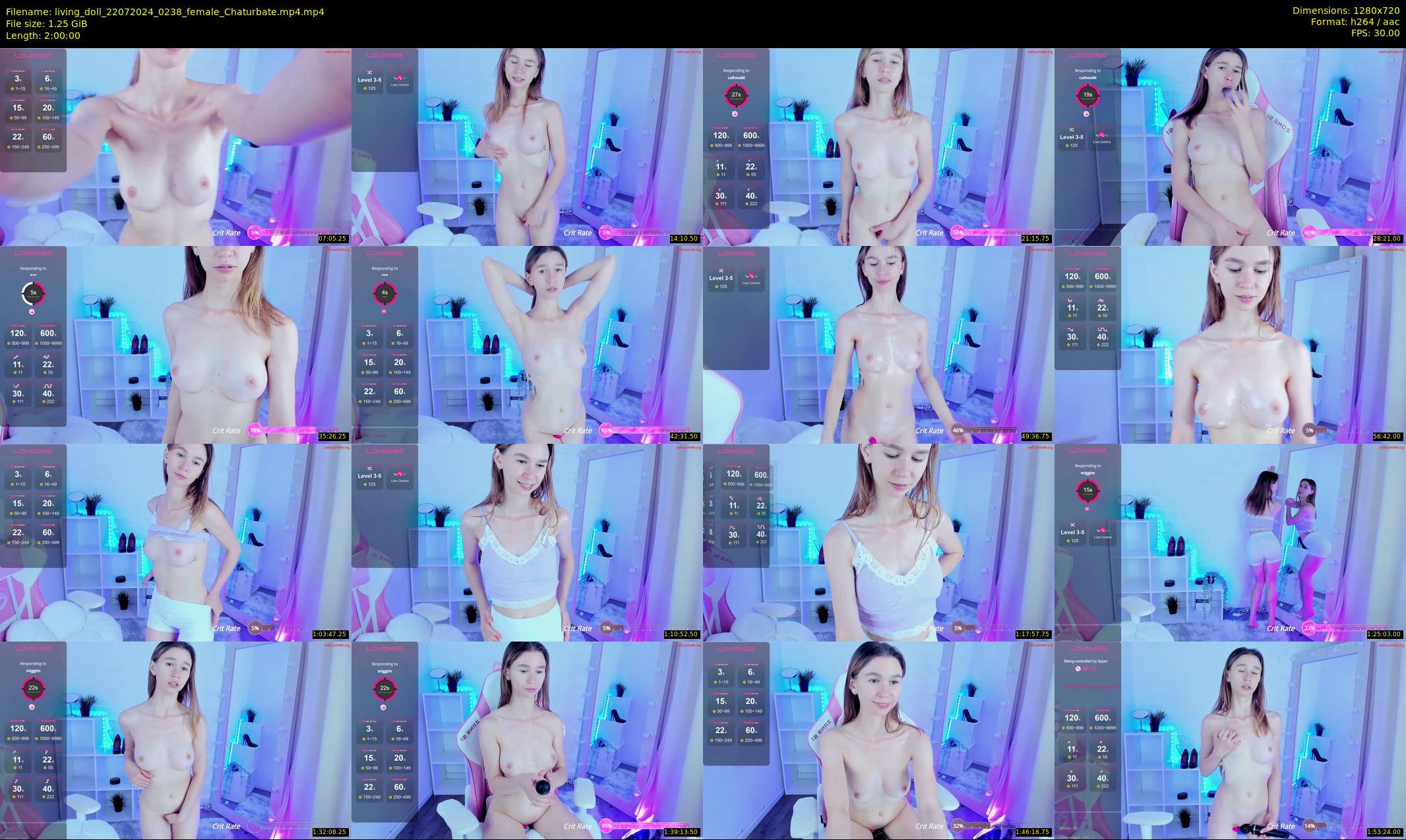 living_doll — 120 minute Chaturbate female cam show recording, 720p, Jul 22, 2024