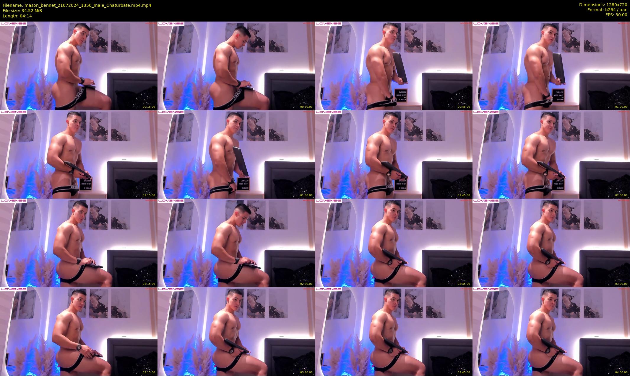 mason_bennet — 5 minute Chaturbate male cam show recording, 720p, Jul 21, 2024