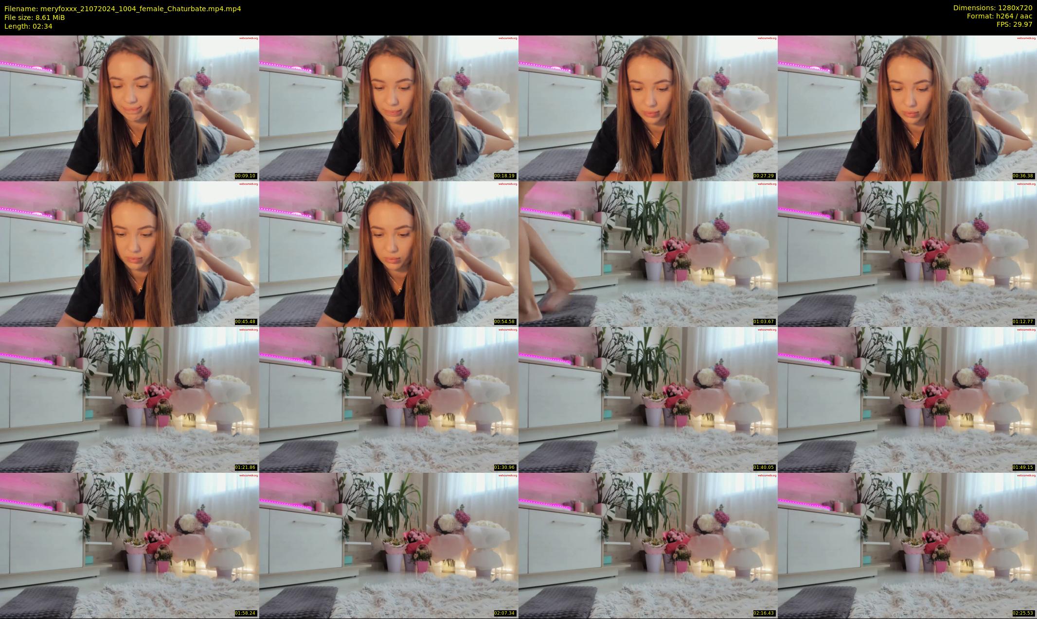 meryfoxxx — 3 minute Chaturbate female cam show recording, 720p, Jul 21, 2024