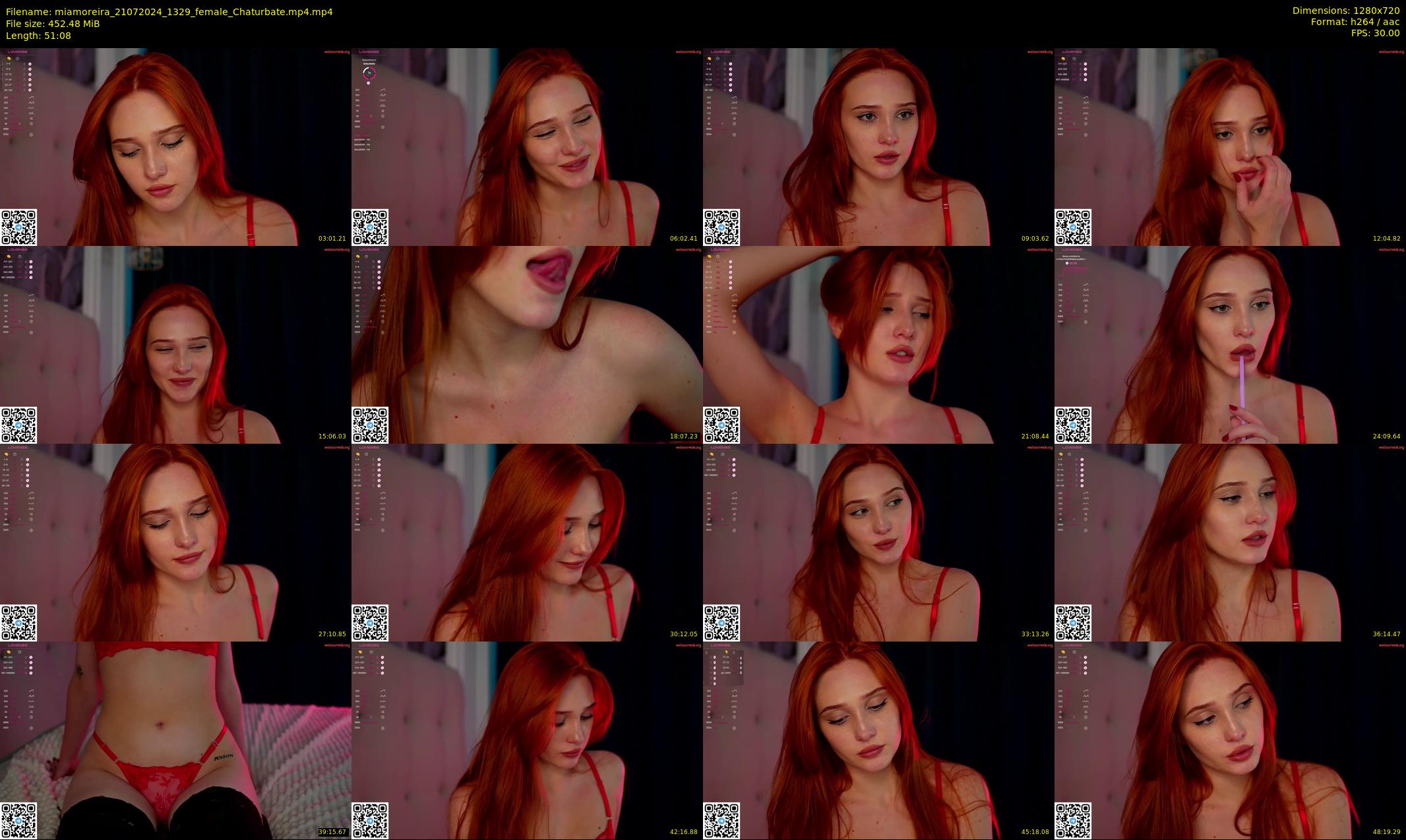 miamoreira — 52 minute Chaturbate female cam show recording, 720p, Jul 21, 2024