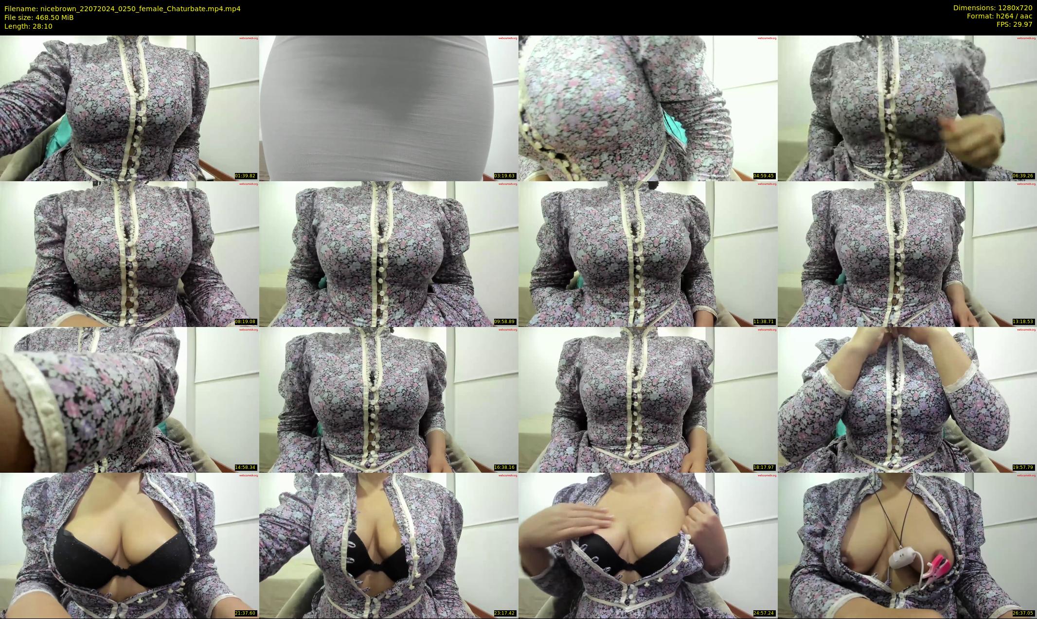 nicebrown — 29 minute Chaturbate female cam show recording, 720p, Jul 22, 2024