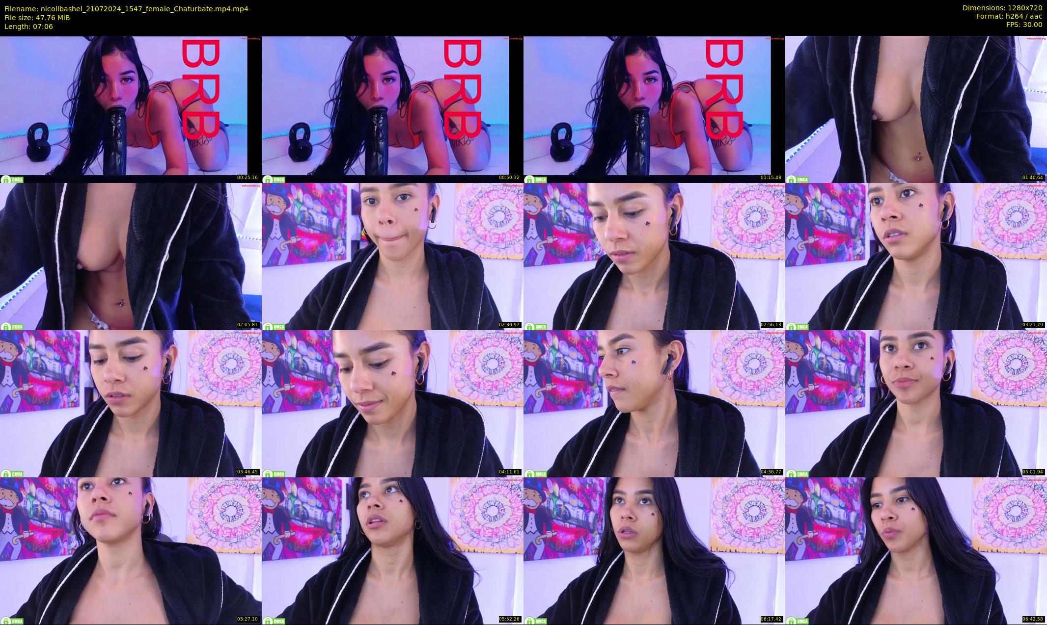 nicollbashel — 8 minute Chaturbate female cam show recording, 720p, Jul 21, 2024