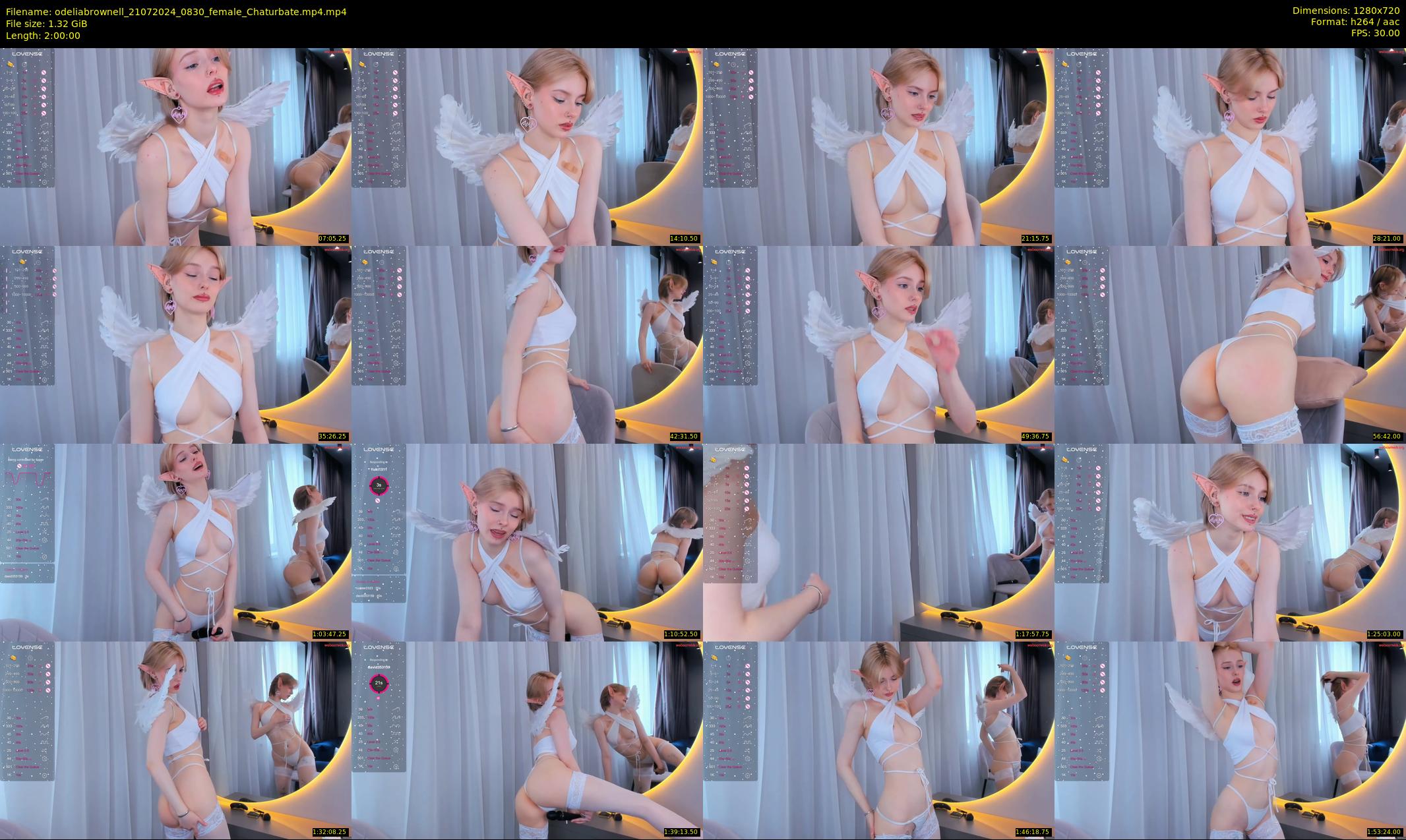 odeliabrownell — 120 minute Chaturbate female cam show recording, 720p, Jul 21, 2024