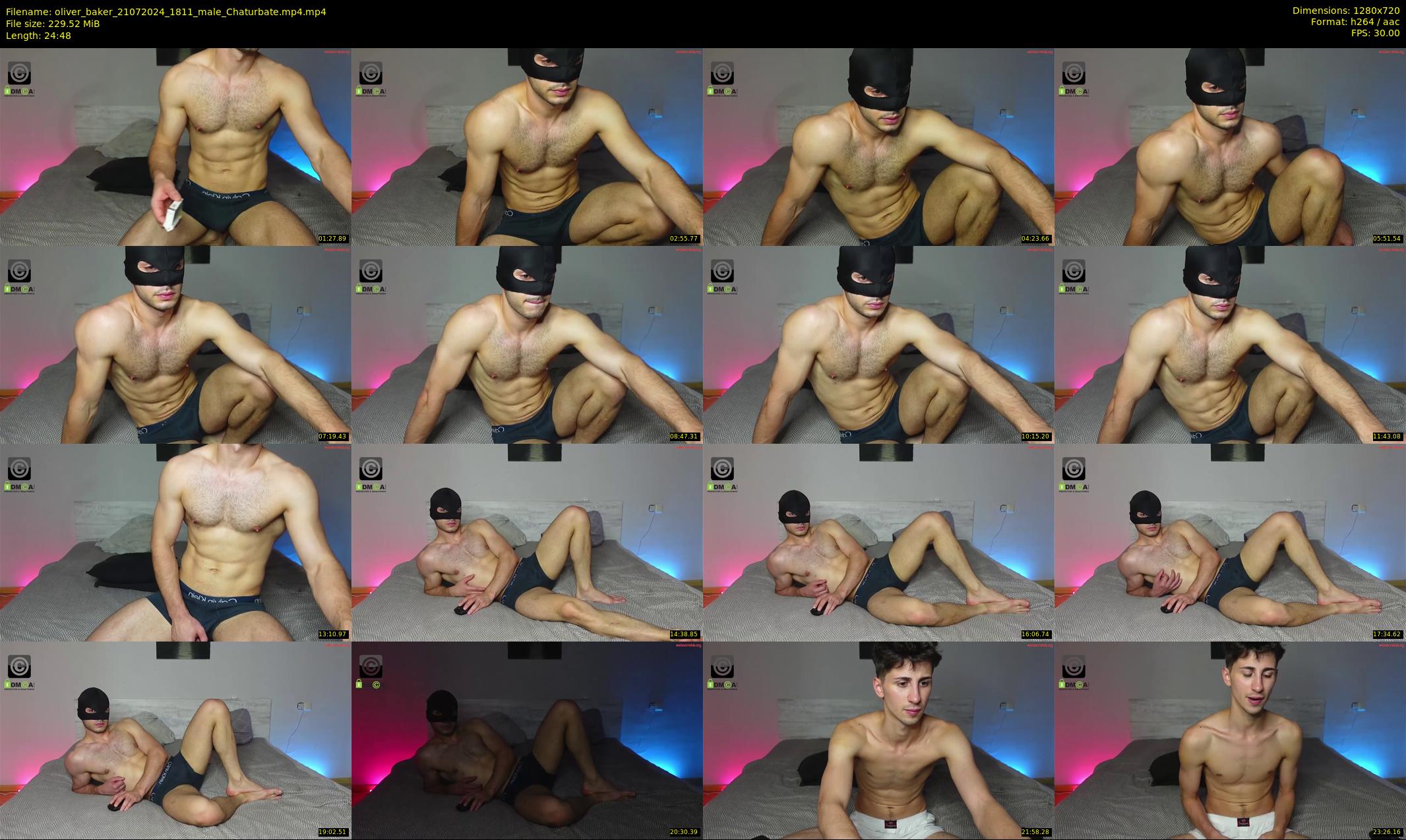 oliver_baker — 25 minute Chaturbate male cam show recording, 720p, Jul 21, 2024