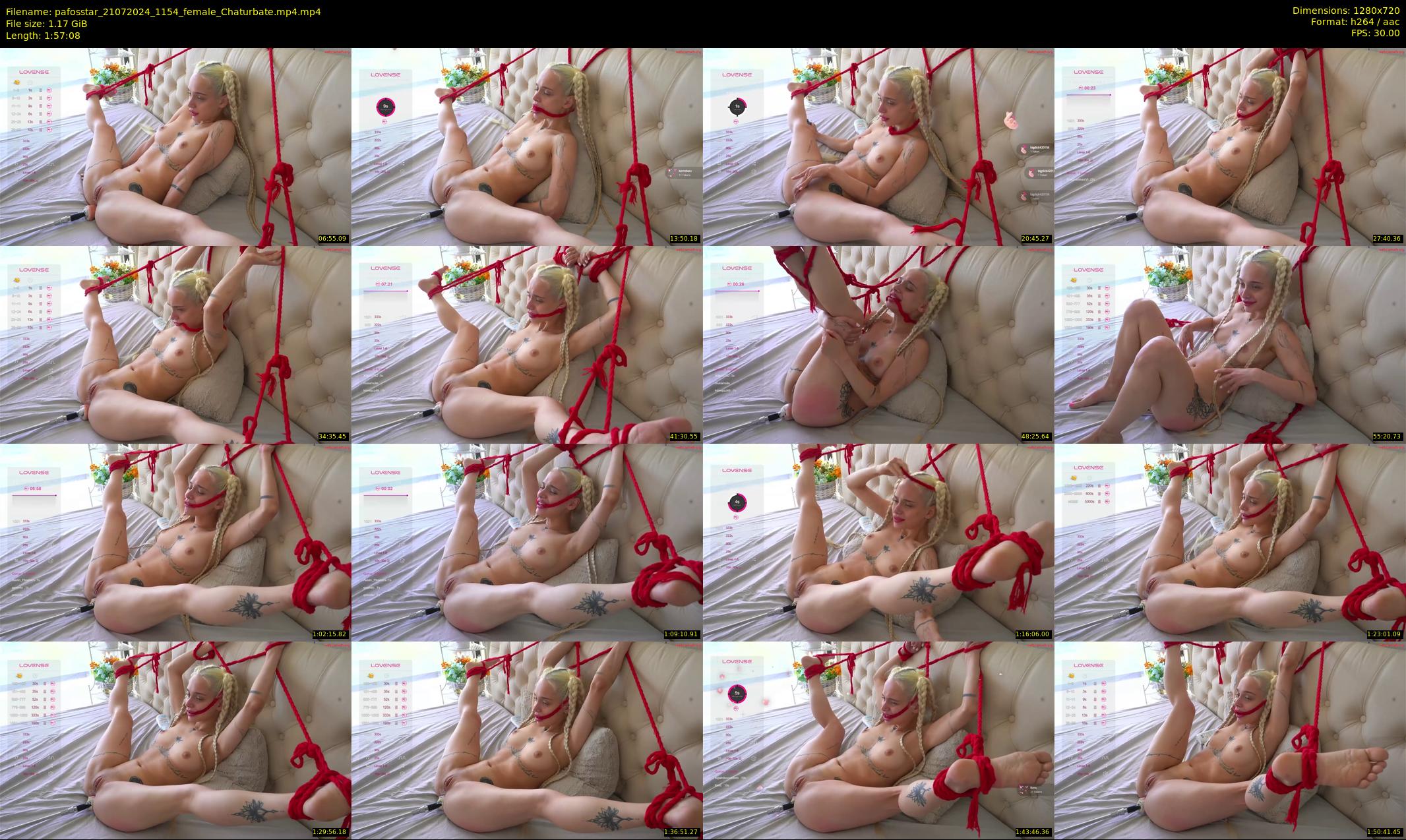 pafosstar — 118 minute Chaturbate female cam show recording, 720p, Jul 21, 2024