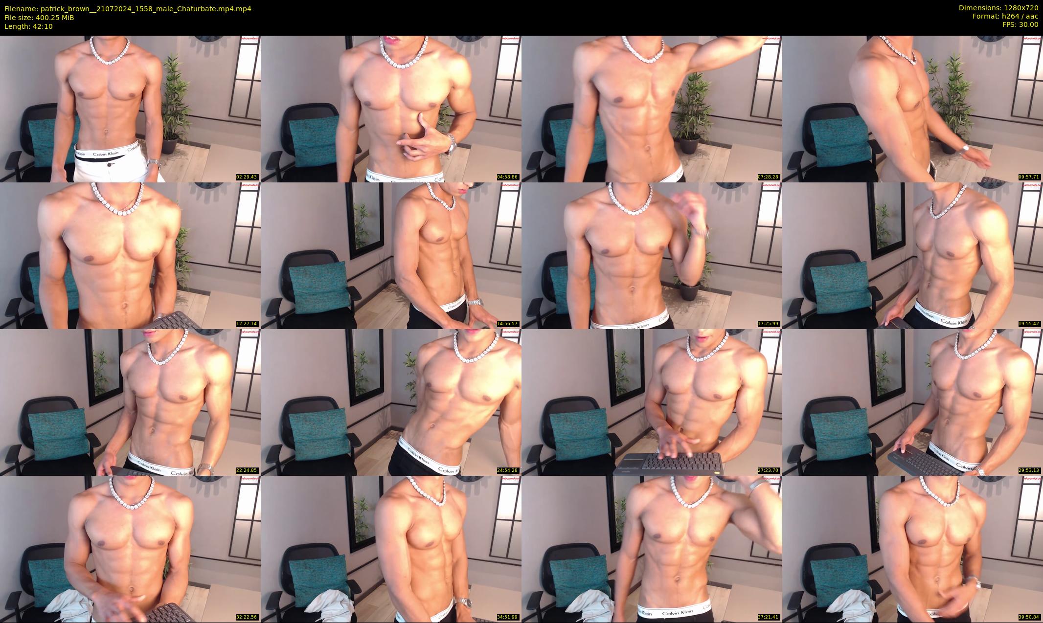 patrick_brown_ — 43 minute Chaturbate male cam show recording, 720p, Jul 21, 2024