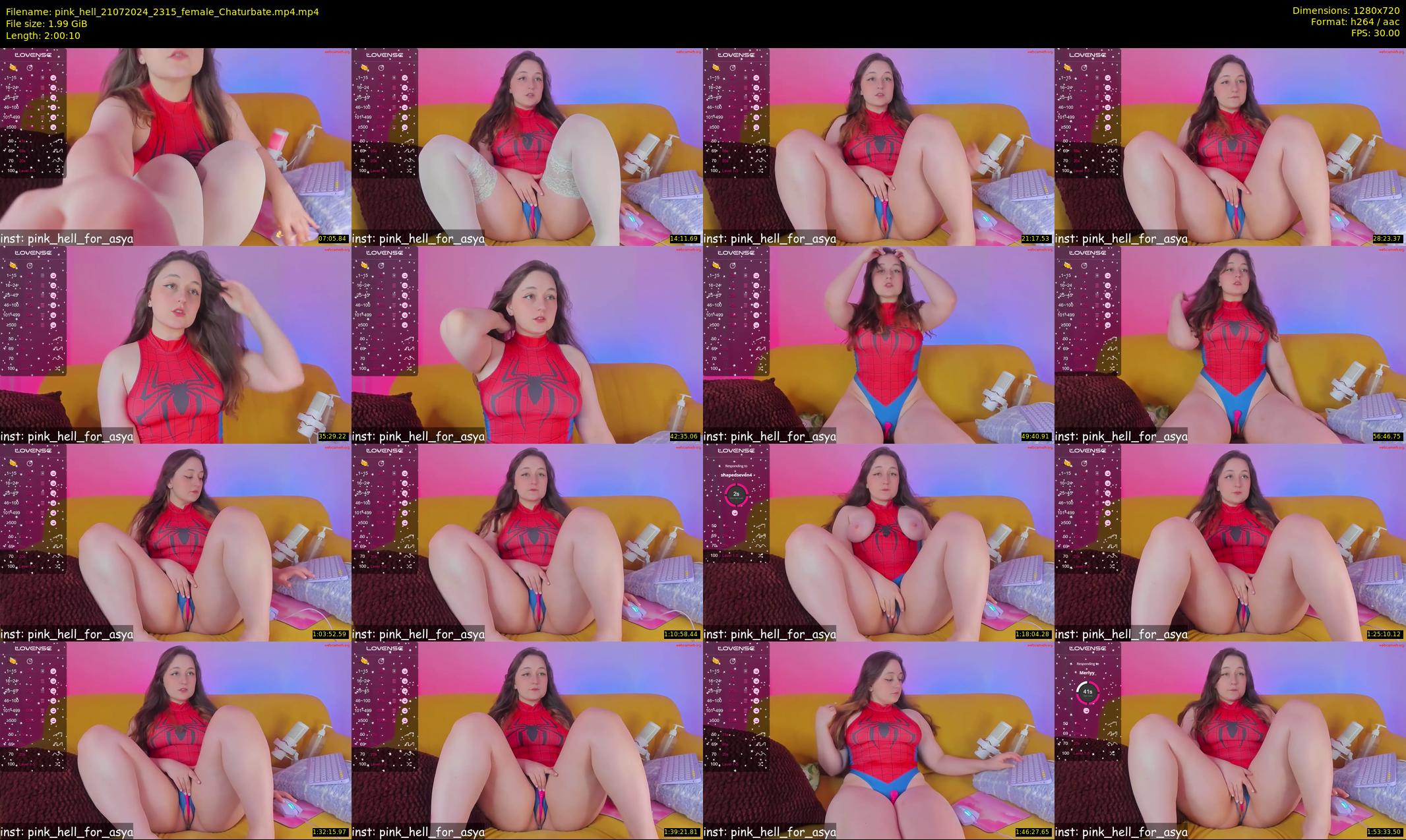 pink_hell — 121 minute Chaturbate female cam show recording, 720p, Jul 21, 2024