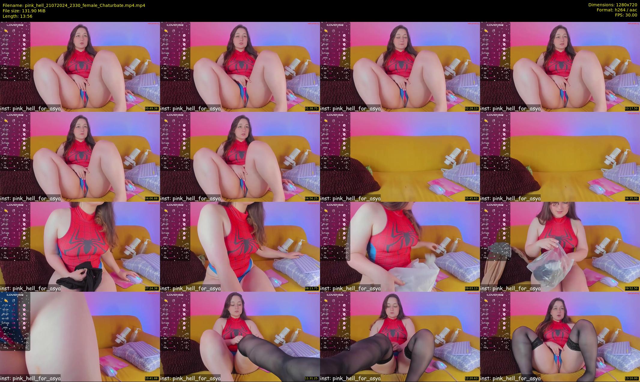 pink_hell — 14 minute Chaturbate female cam show recording, 720p, Jul 21, 2024