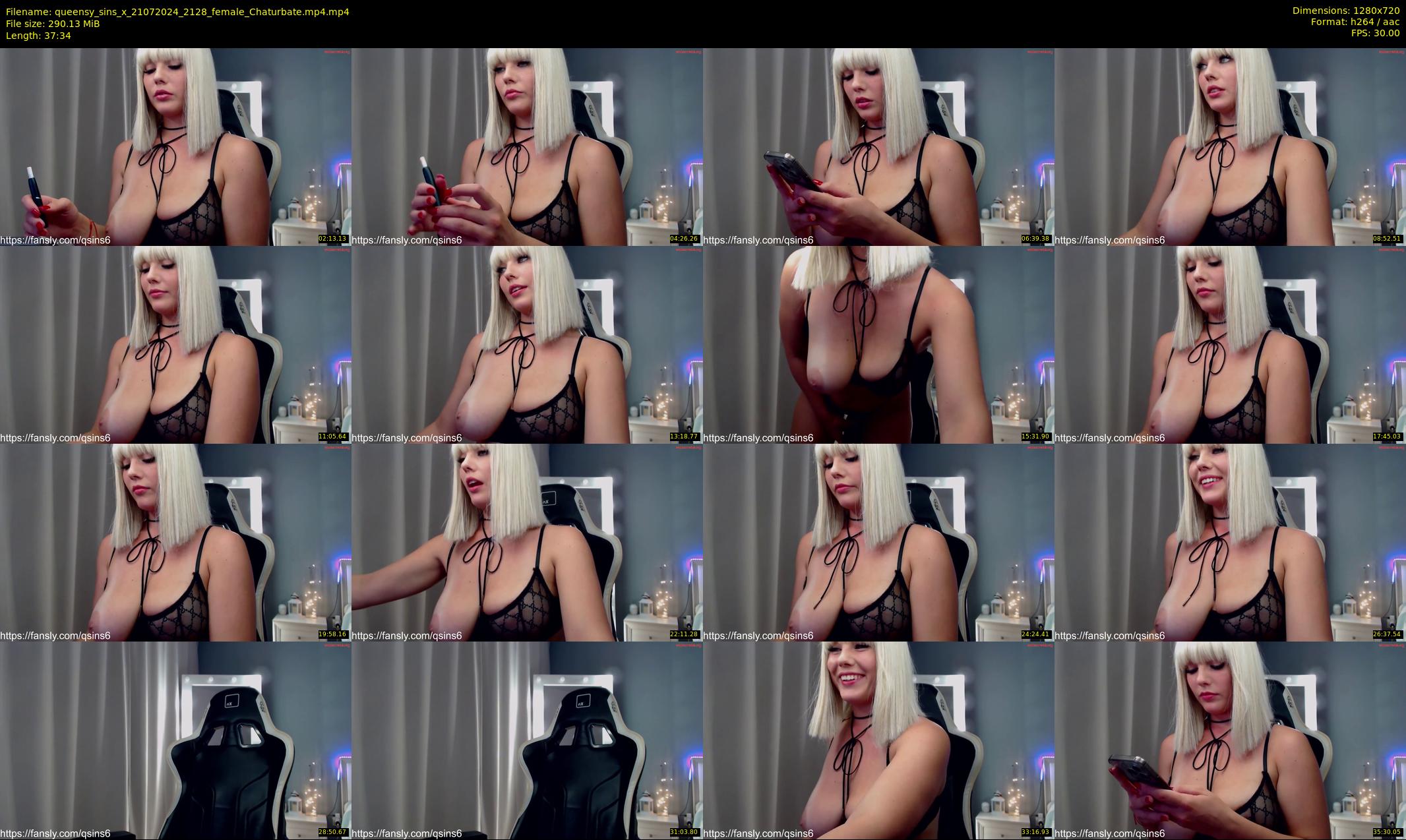 queensy_sins_x — 38 minute Chaturbate female cam show recording, 720p, Jul 21, 2024