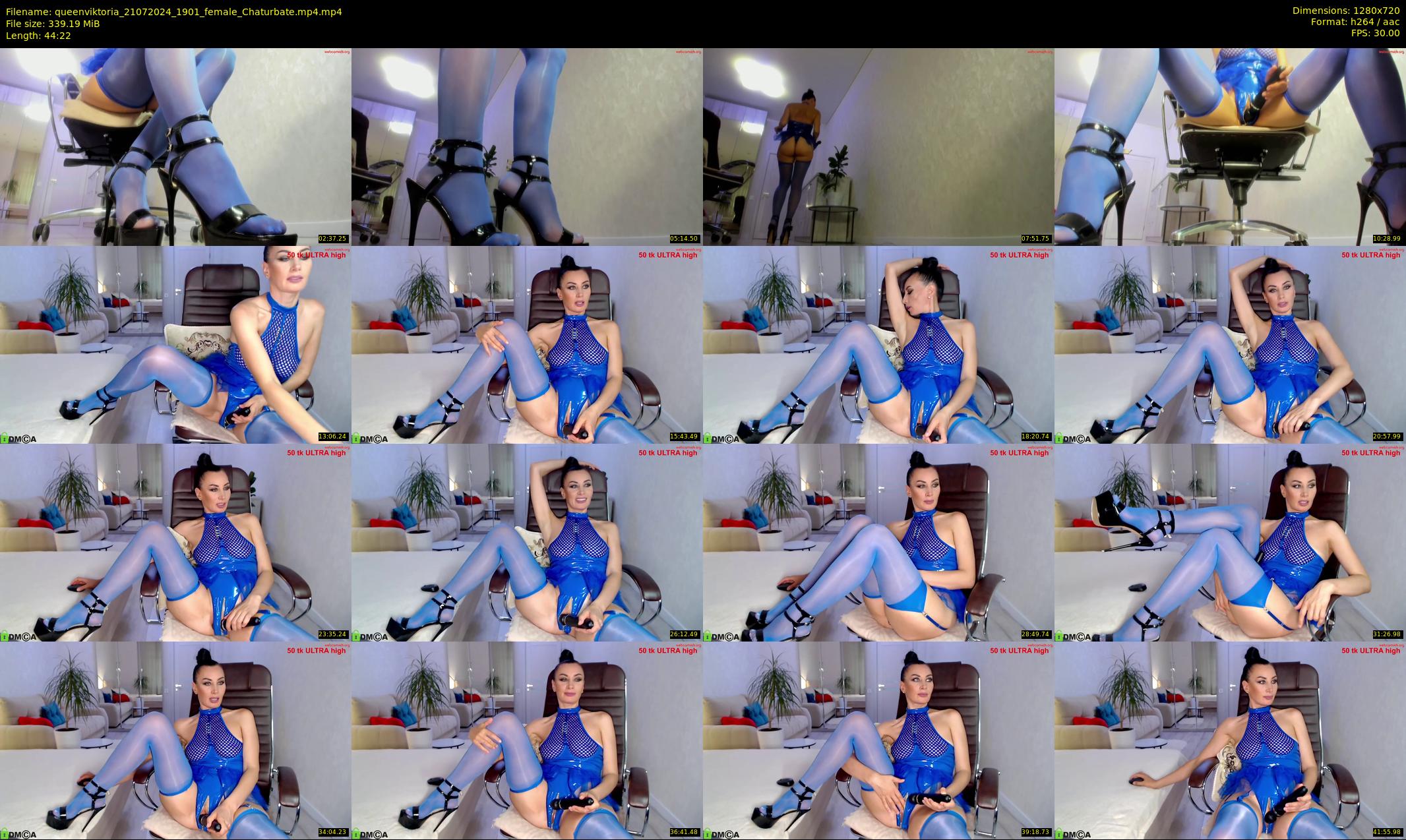 queenviktoria — 45 minute Chaturbate female cam show recording, 720p, Jul 21, 2024