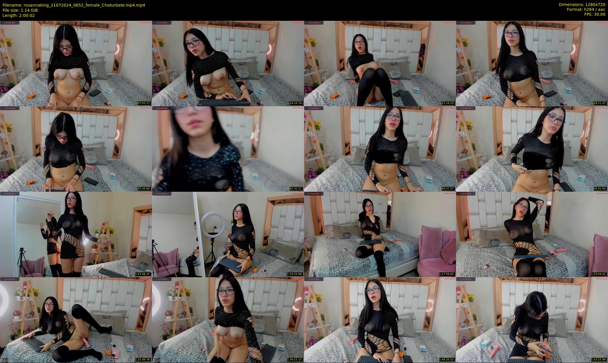 rosannaking — 121 minute Chaturbate female cam show recording, 720p, Jul 21, 2024