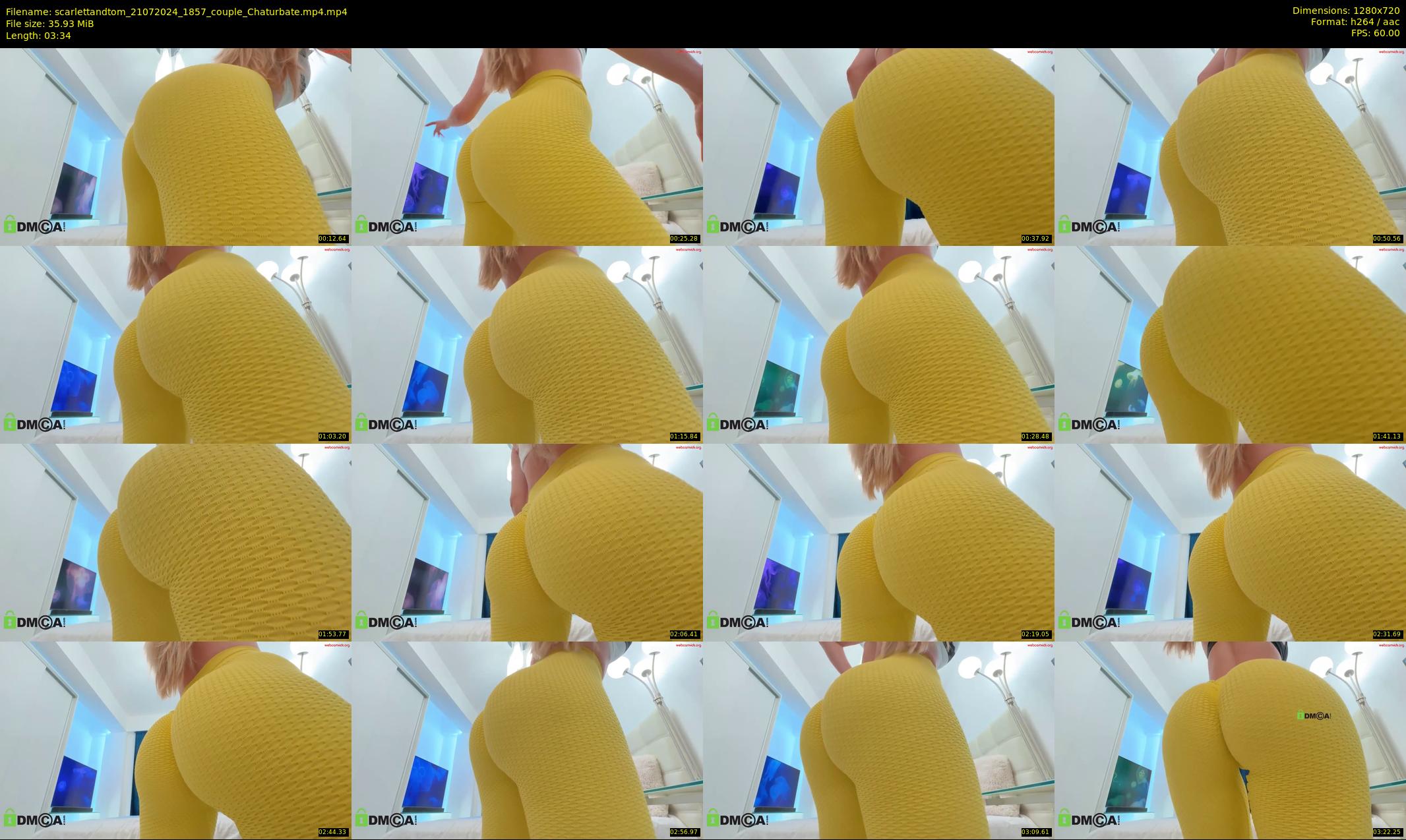 scarlettandtom — 4 minute Chaturbate couple cam show recording, 720p, Jul 21, 2024