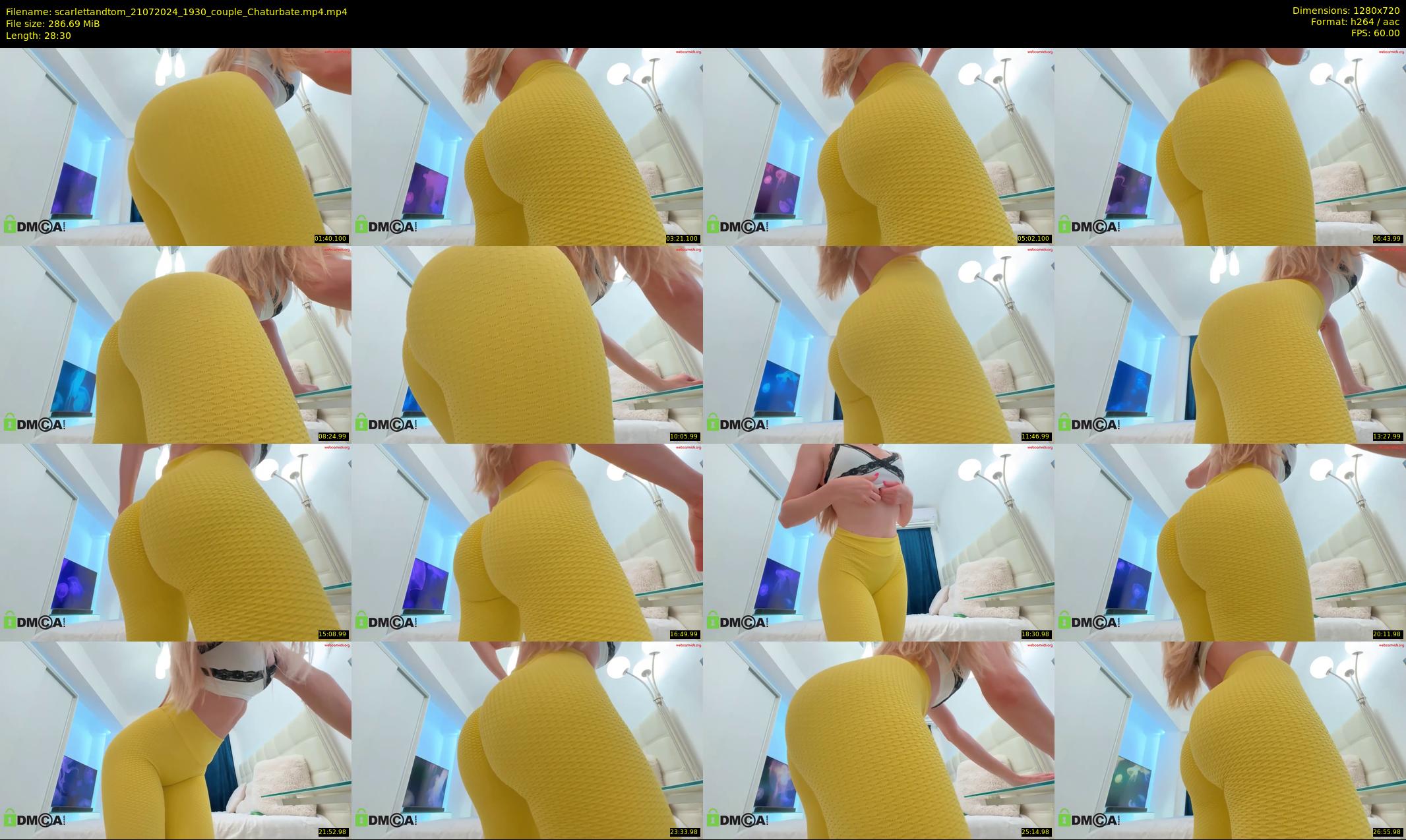 scarlettandtom — 29 minute Chaturbate couple cam show recording, 720p, Jul 21, 2024