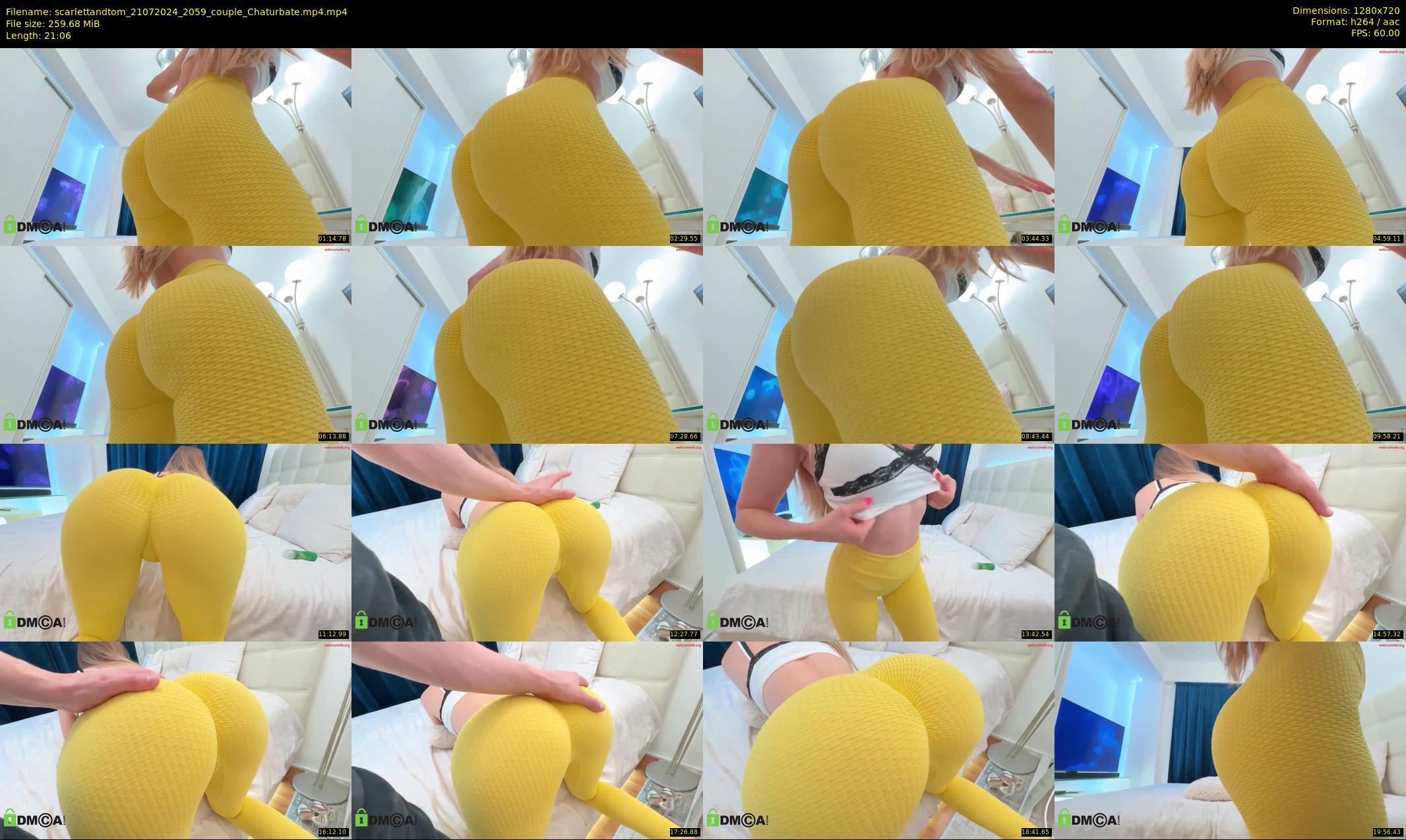scarlettandtom — 22 minute Chaturbate couple cam show recording, 720p, Jul 21, 2024
