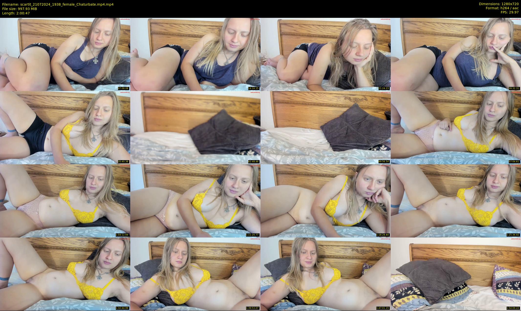 scartit — 121 minute Chaturbate female cam show recording, 720p, Jul 21, 2024
