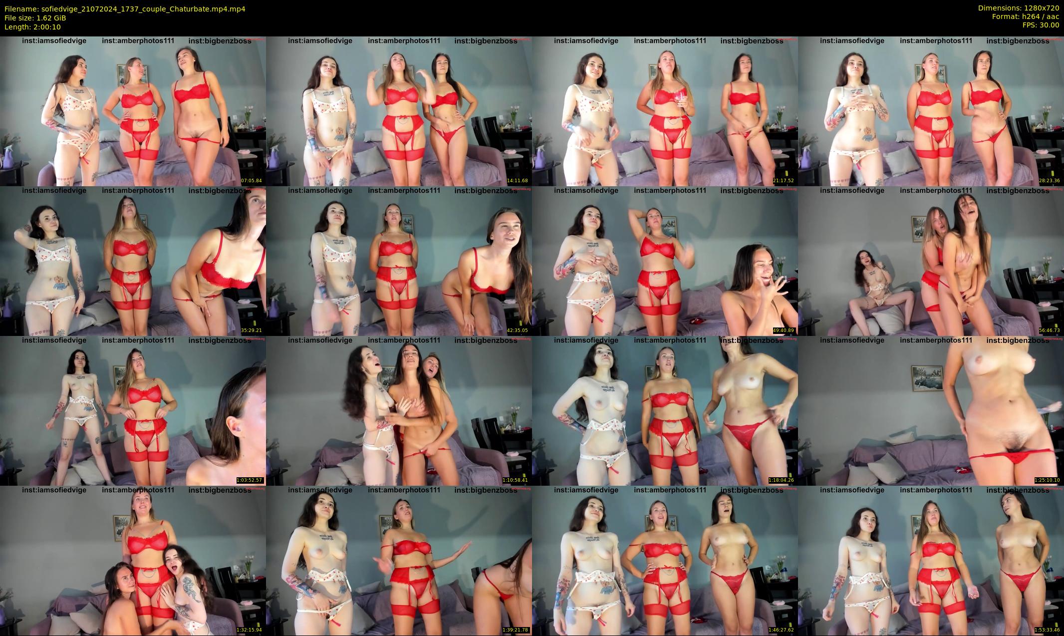 sofiedvige — 121 minute Chaturbate couple cam show recording, 720p, Jul 21, 2024