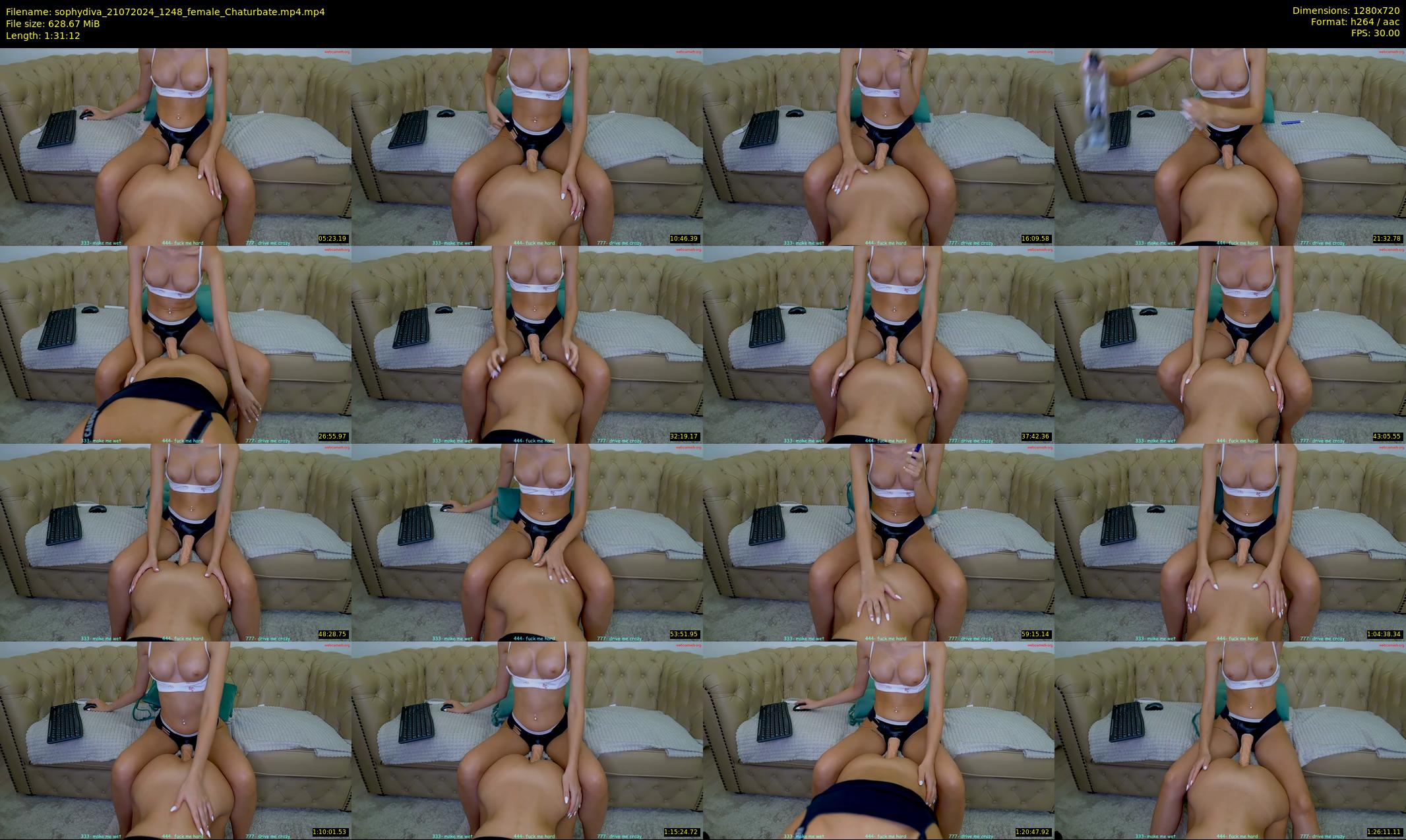 sophydiva — 92 minute Chaturbate female cam show recording, 720p, Jul 21, 2024