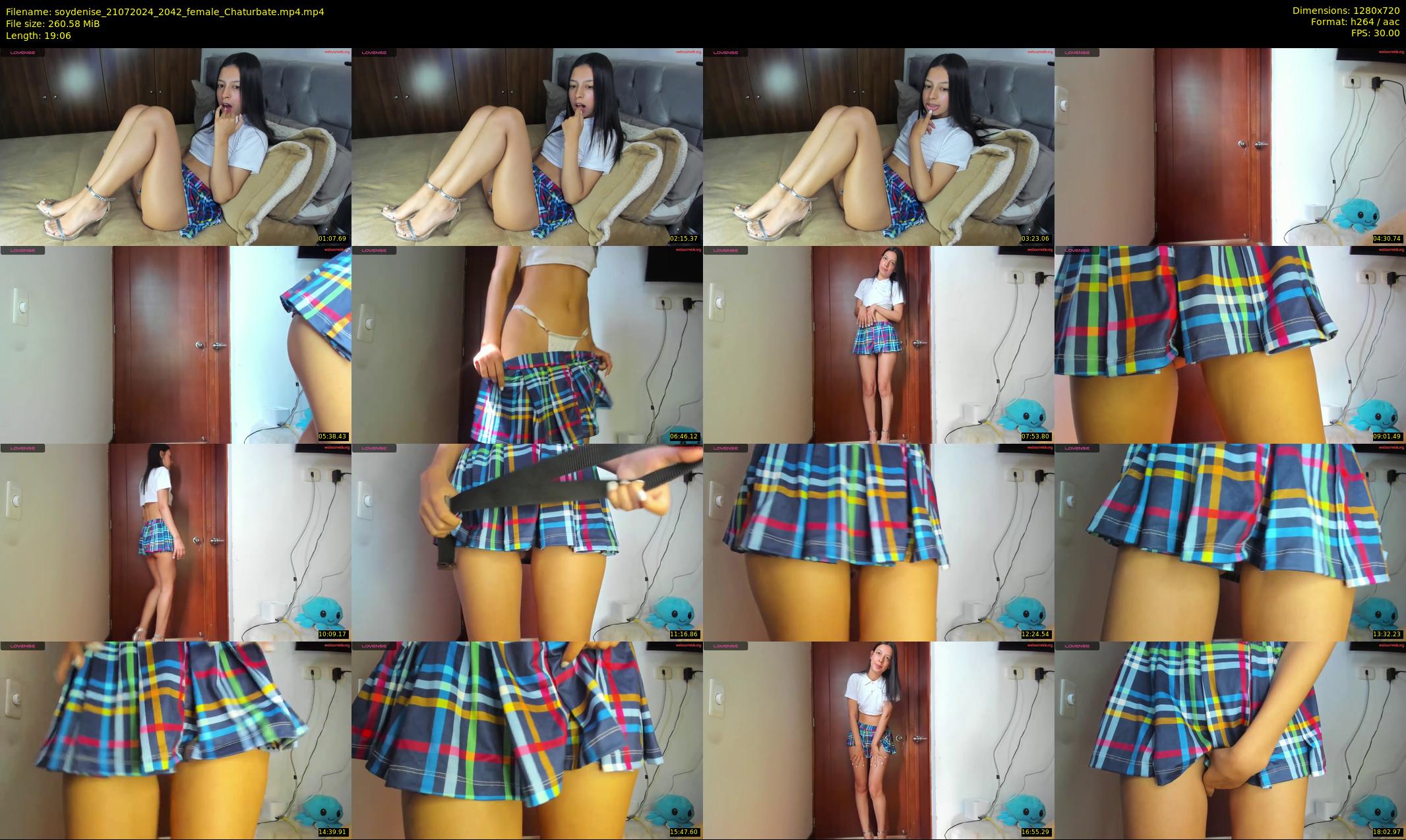 soydenise — 20 minute Chaturbate female cam show recording, 720p, Jul 21, 2024