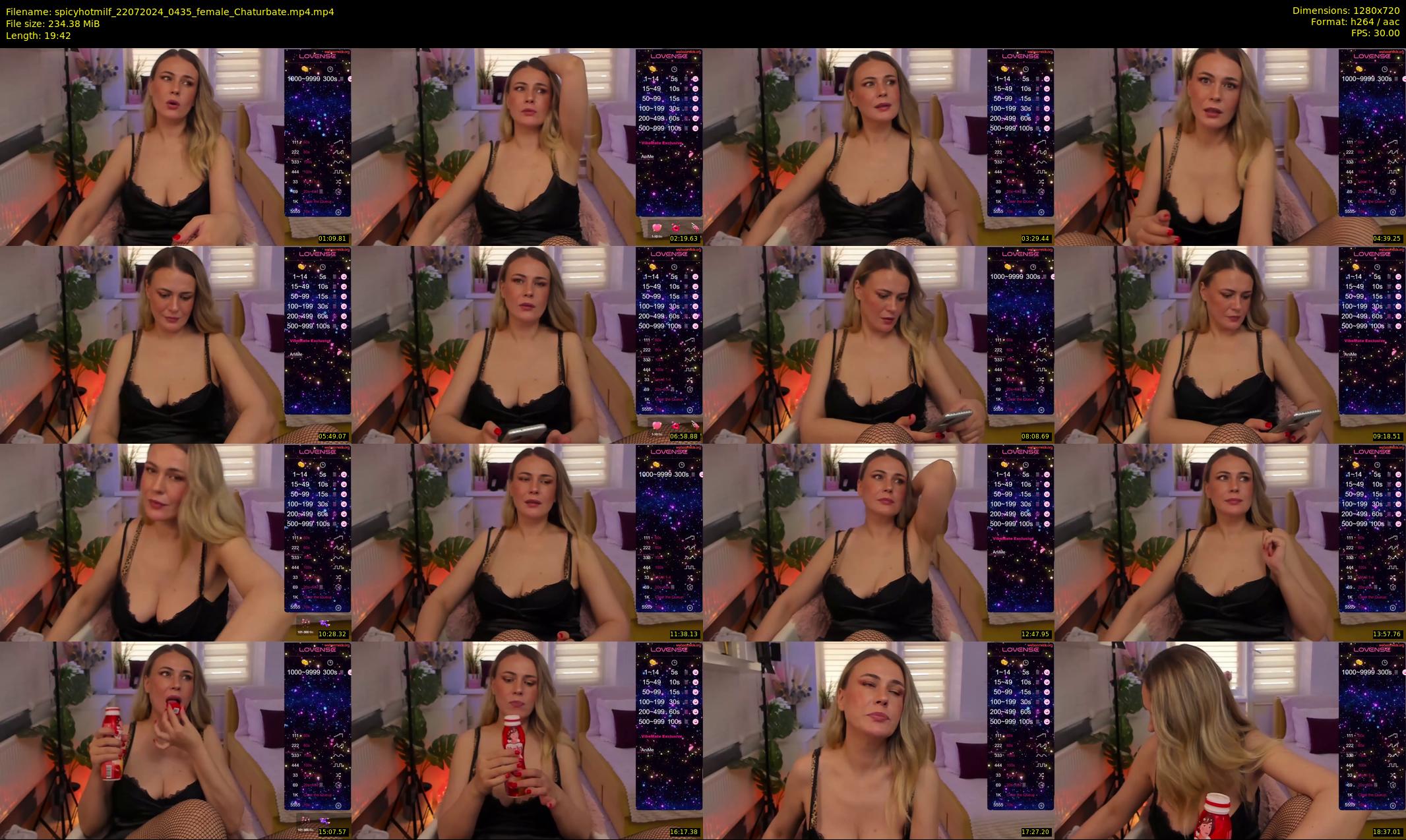 spicyhotmilf — 20 minute Chaturbate female cam show recording, 720p, Jul 22, 2024