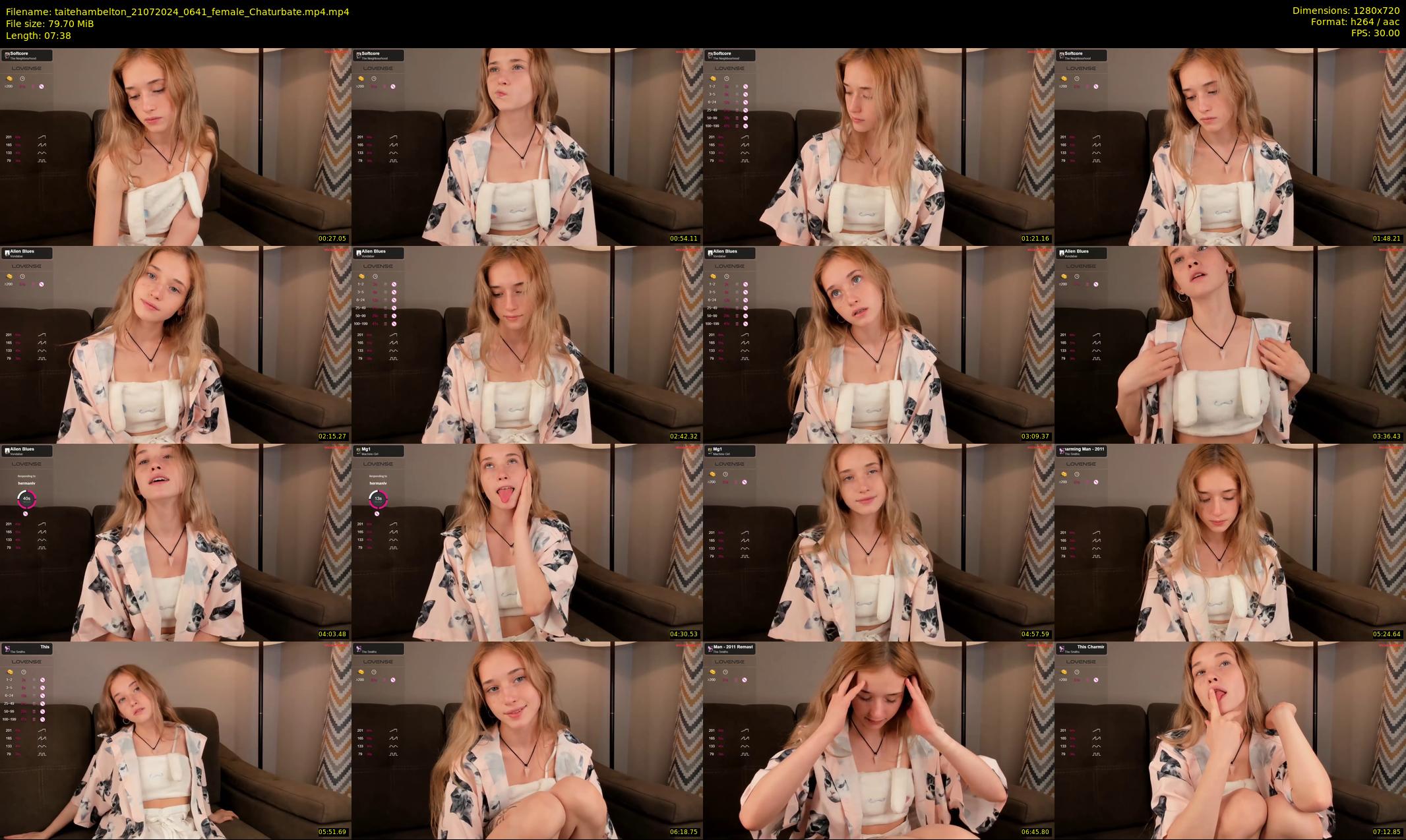 taitehambelton — 8 minute Chaturbate female cam show recording, 720p, Jul 21, 2024