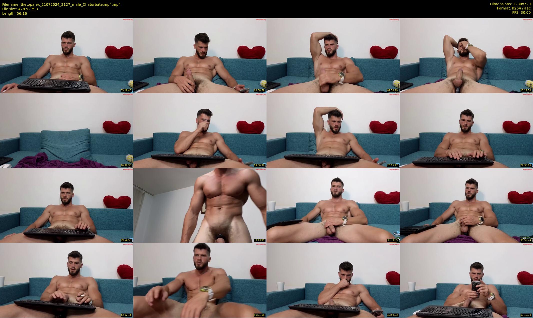 thetopalex — 57 minute Chaturbate male cam show recording, 720p, Jul 21, 2024