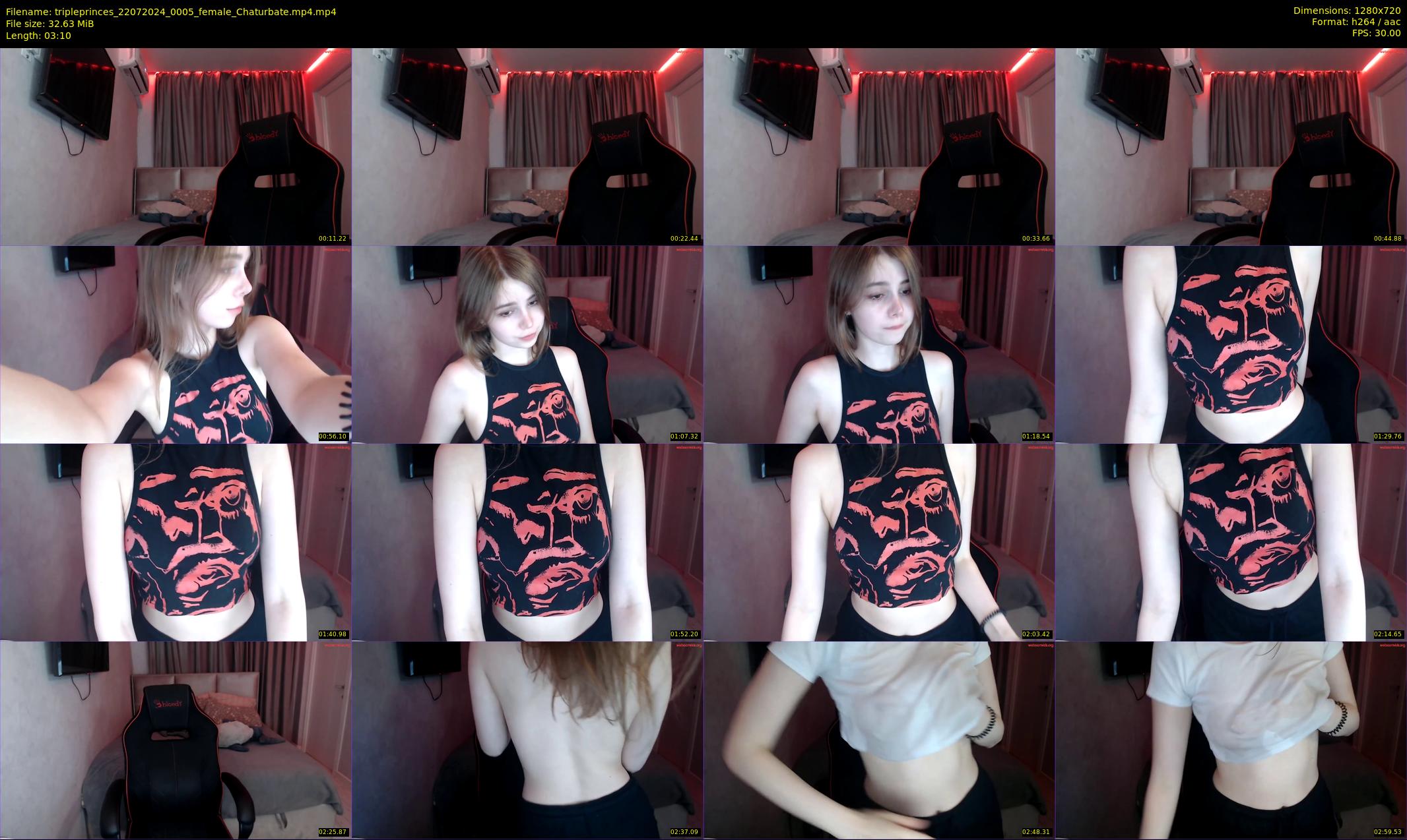 tripleprinces — 4 minute Chaturbate female cam show recording, 720p, Jul 22, 2024