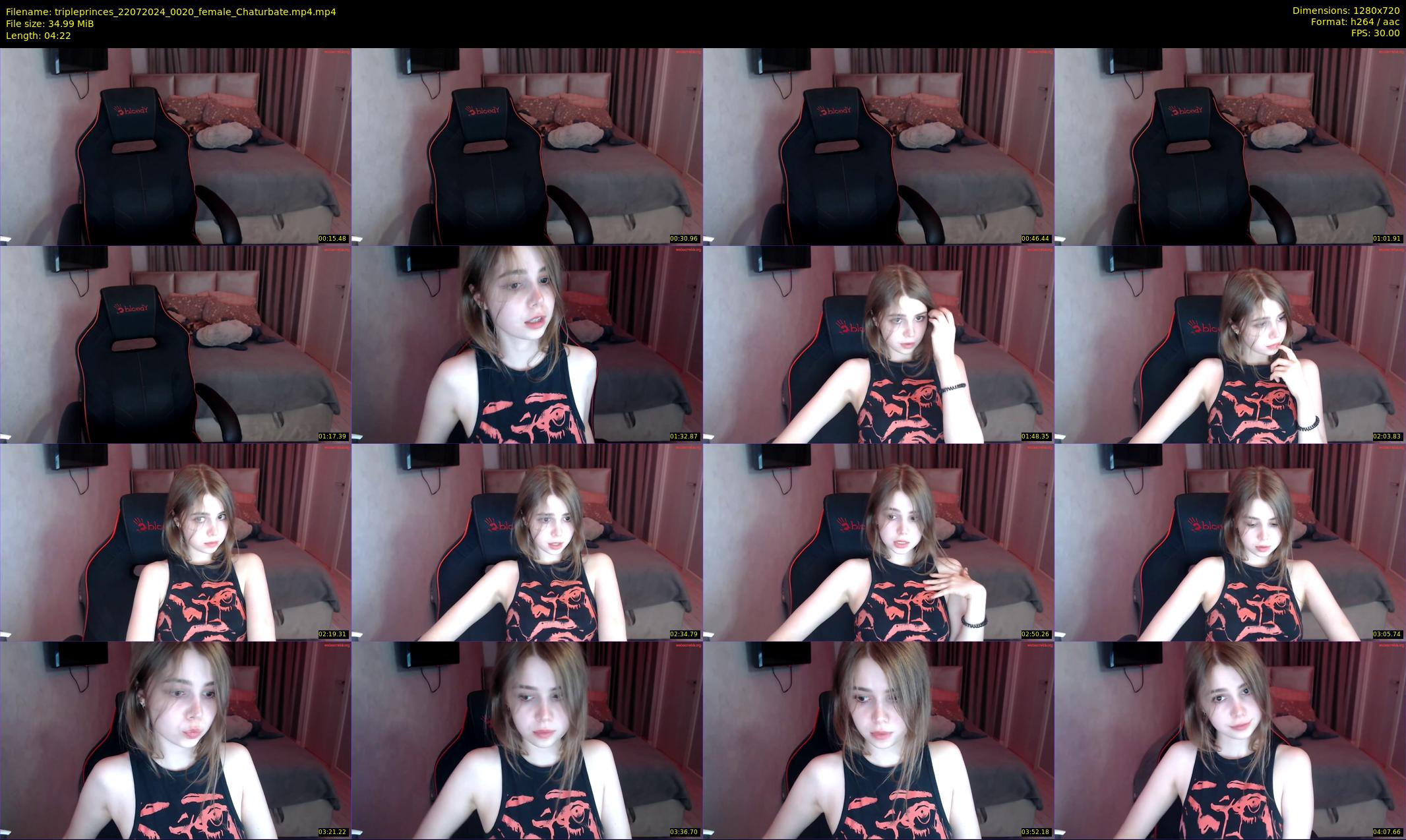 tripleprinces — 5 minute Chaturbate female cam show recording, 720p, Jul 22, 2024